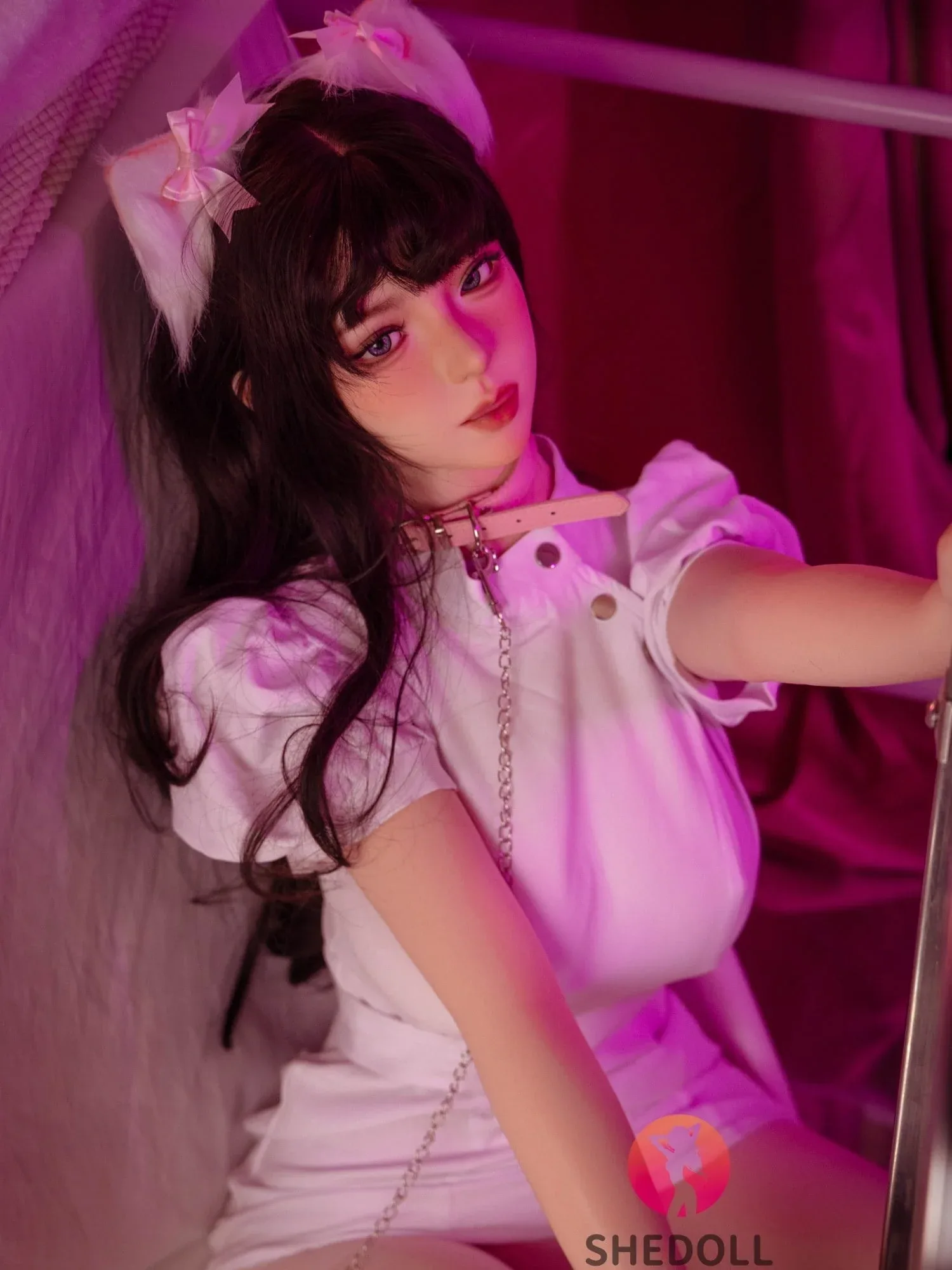 F6059—168cm\/5ft5-47kg D Cup Asian ROS Silicone Real Skin Texture Sex Doll | SHEDOLL view 4