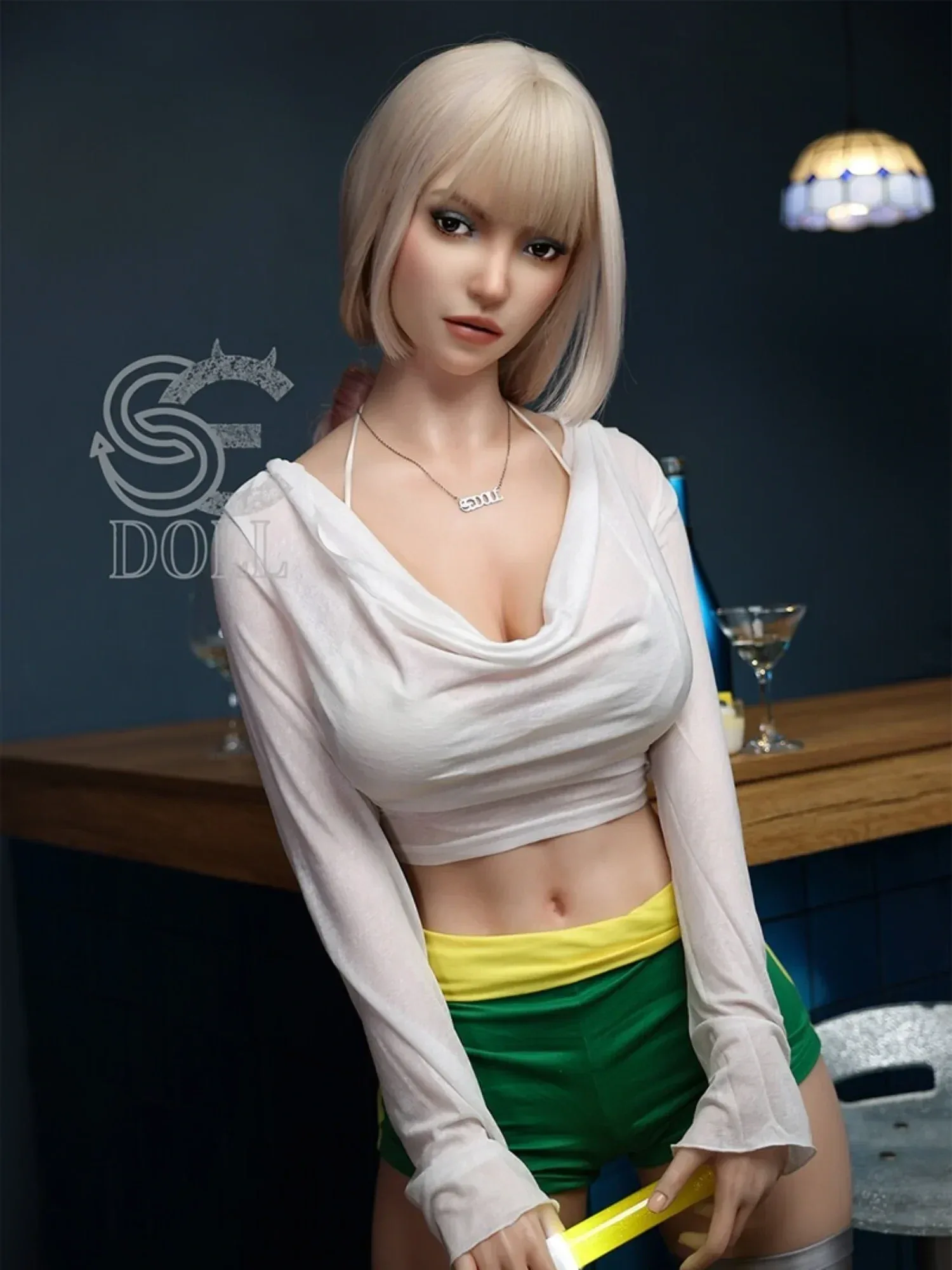 F4530-167cm(5.5ft)-34kg Jenny.M E Cup Mescular Butt Muscle European Real Silicone Medium butt Sex Doll|SE Doll view 2