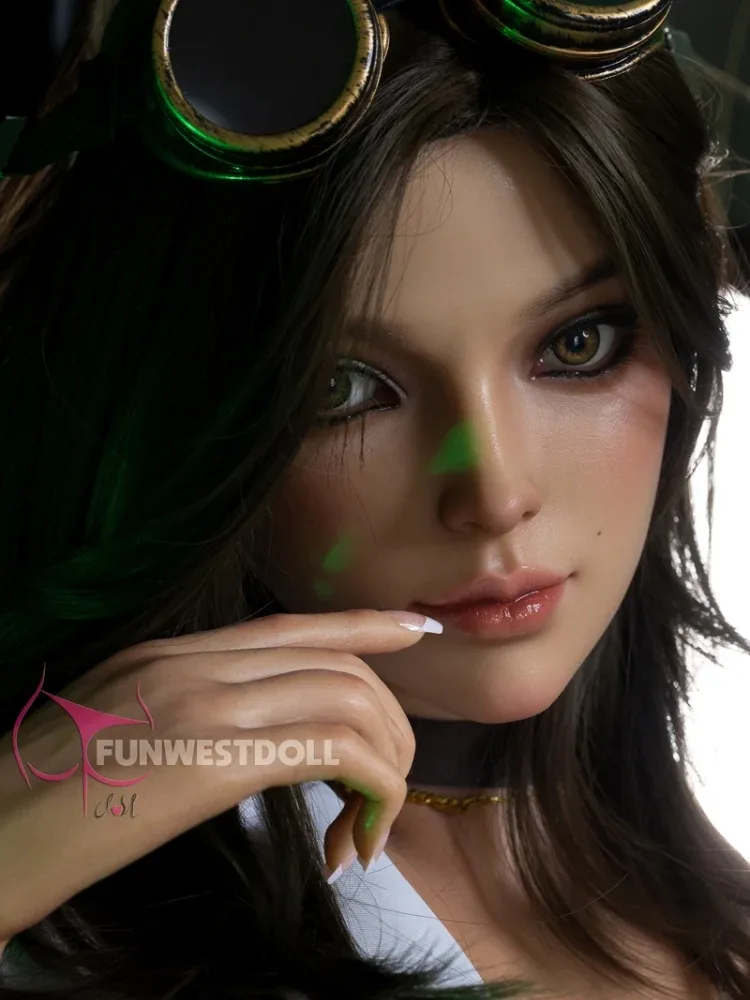 F8612-168cm(5.5ft)-42kg D Cup ROS Head Silicone Full Sex Doll ｜Fun West Doll