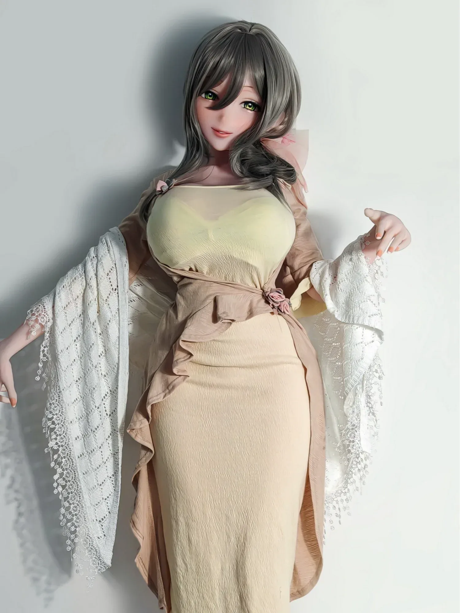 F9320-163cm\/5ft4-39kg Silicone Anime sex doll buy | Elsa Babe view 9