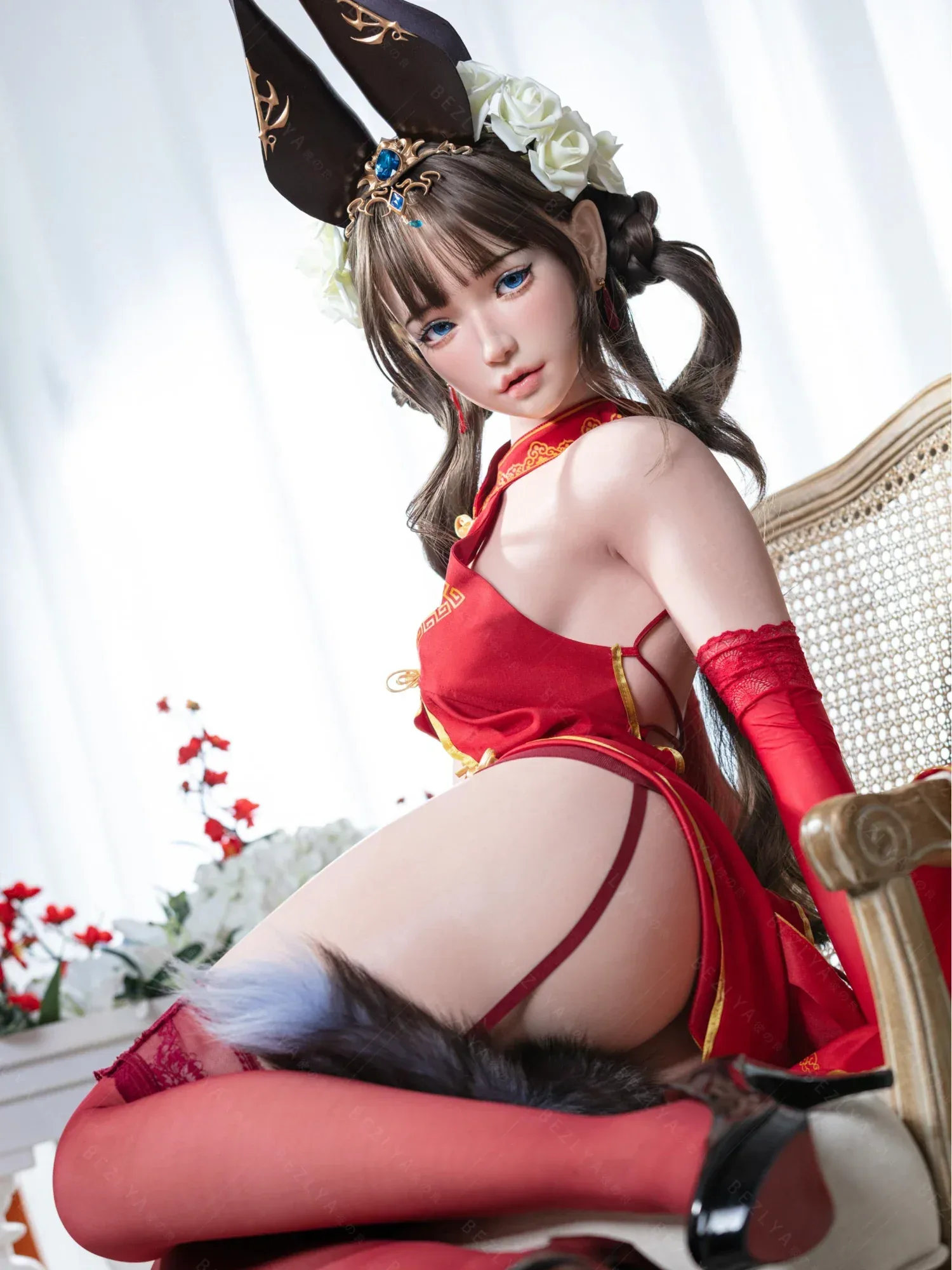 F5947-155Rcm(5.12ft)-32.5kg 2.2 A Cup Silicone Adult Asian Sex Doll|AITIA Doll view 4