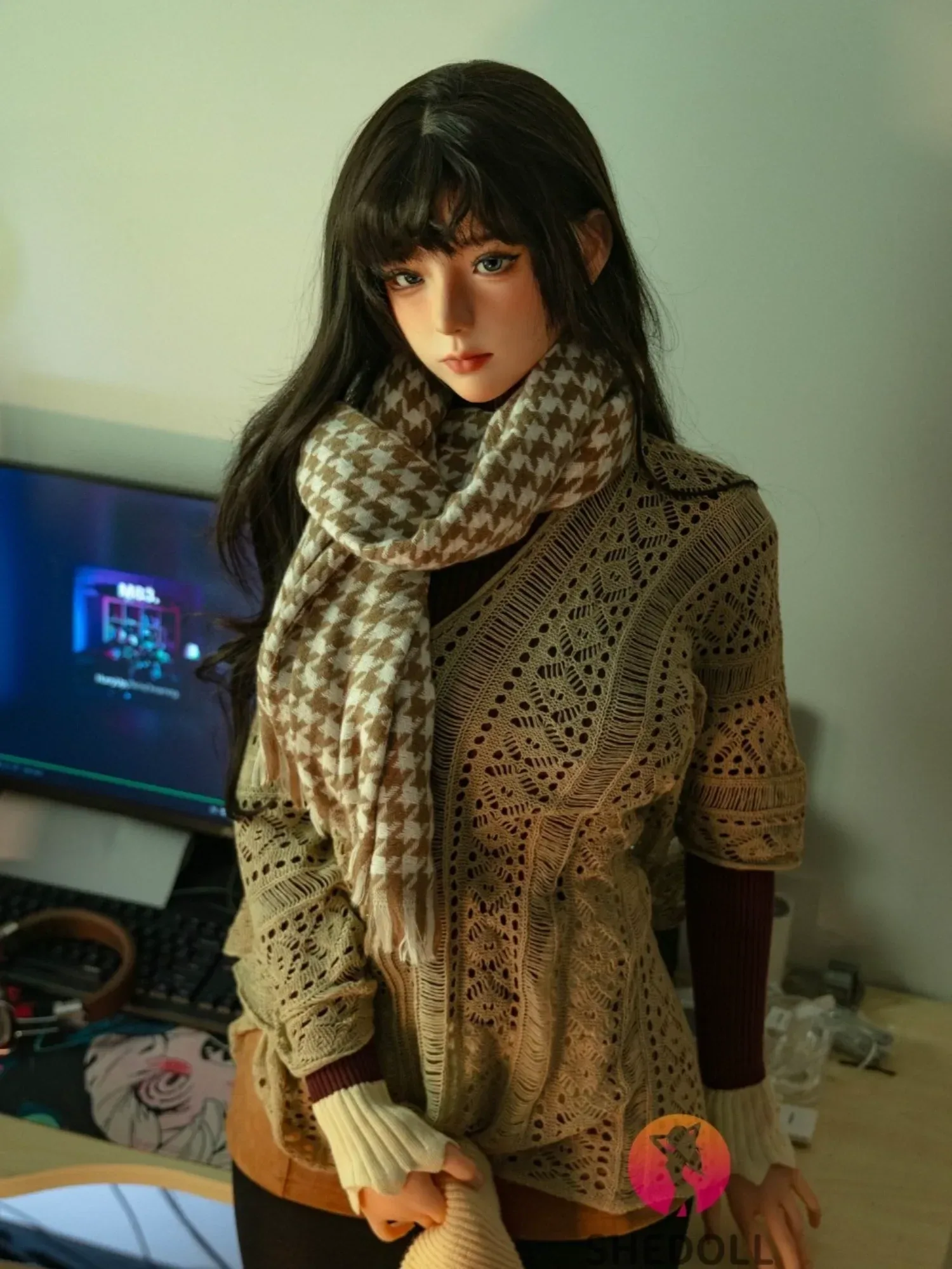 F6092—170cm\/5ft6-48kg E Cup Asian ROS Silicone Head TPE Body Sex Doll | SHEDOLL view 5