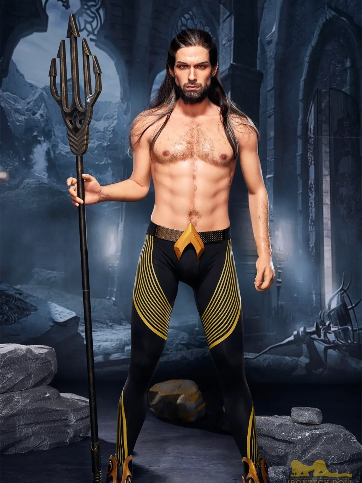 F4576-170cm\/5ft7-38kg Tanned Silicone Most Realistic Femboy Adult Male Sex Doll-Irontech Doll view 6
