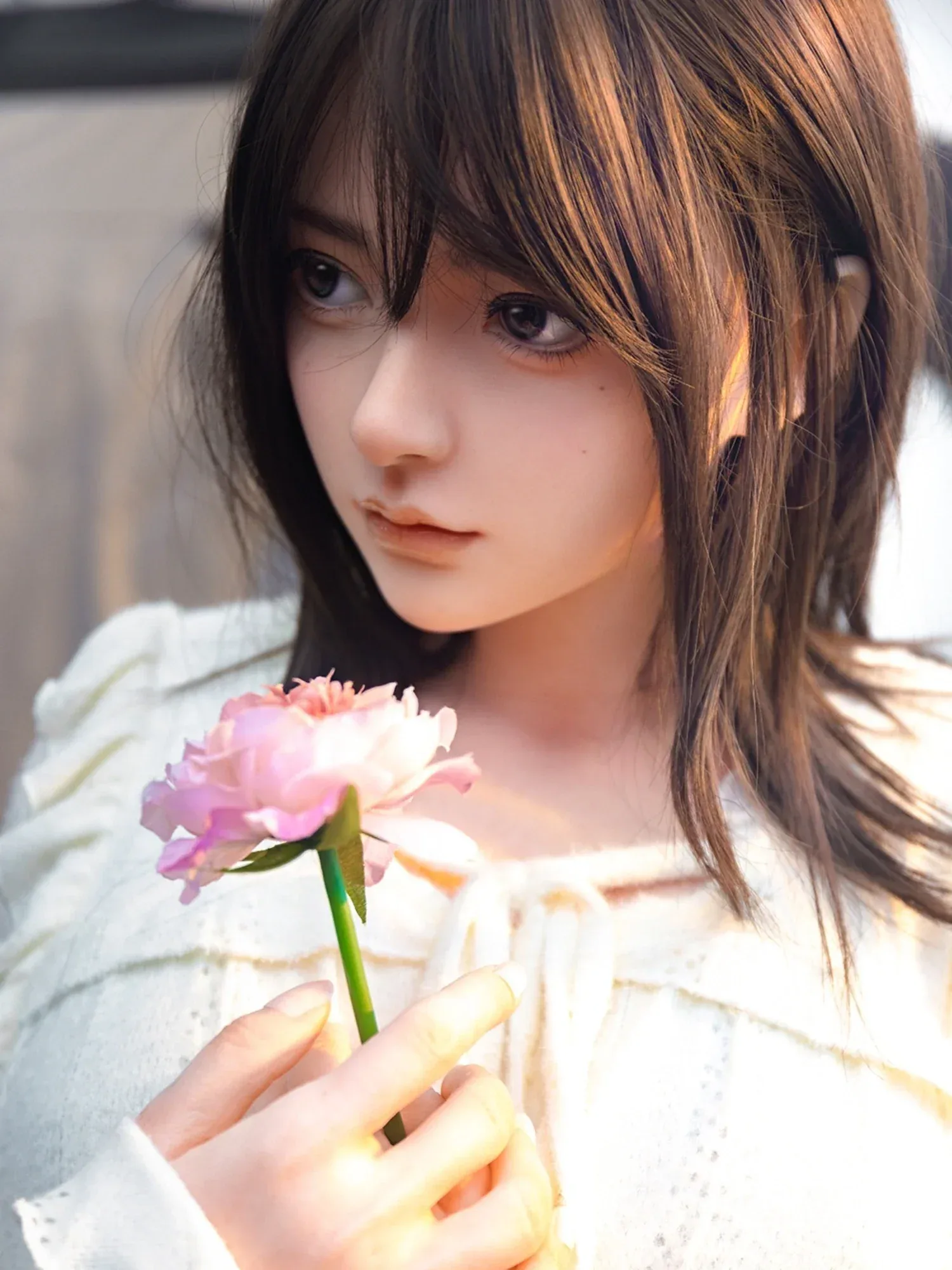 F5764—159cm\/5ft2-35.5kg E Cup Silicone Asian  Sex Doll  | Firefly Diary view 9