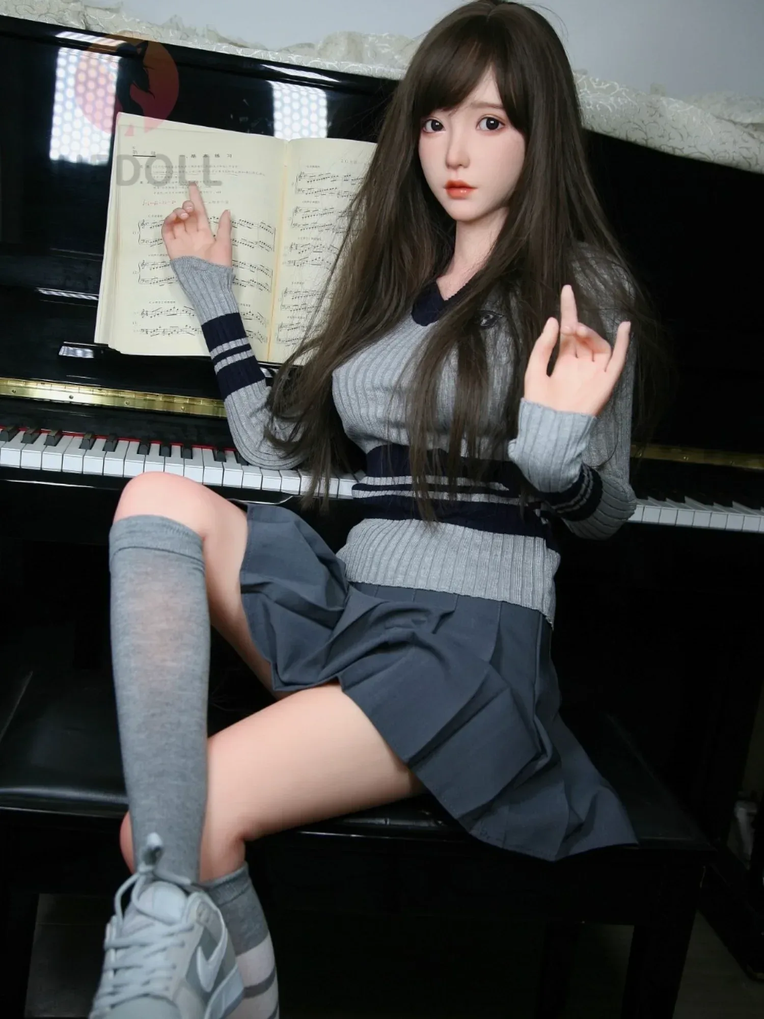 F5900—158cm\/5ft2-38kg C Cup Asian Silicone Head TPE Body Sex Doll | SHEDOLL view 4