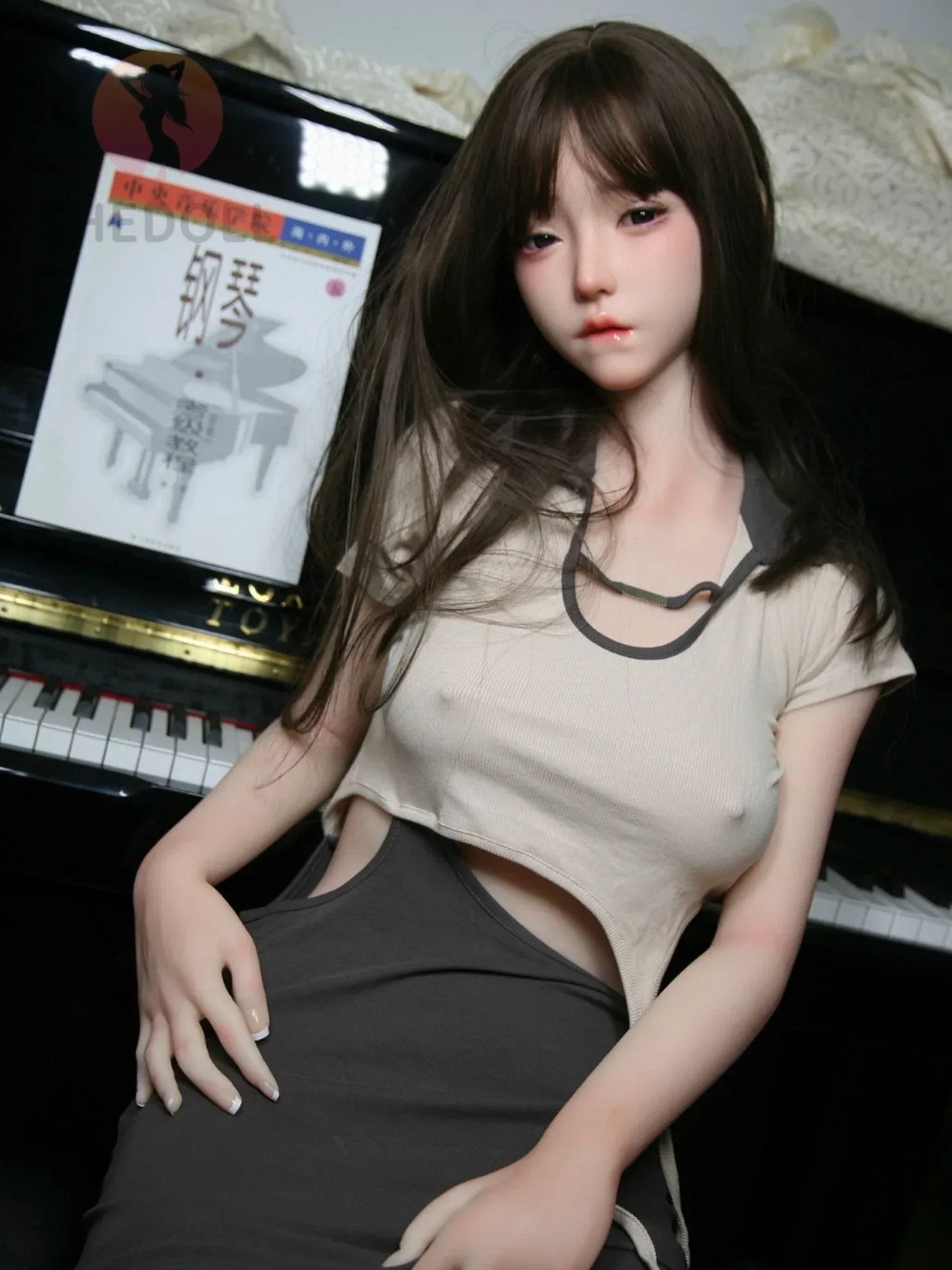 F5899—158cm\/5ft2-38kg C Cup Asian Silicone Head TPE Body Sex Doll | SHEDOLL view 5