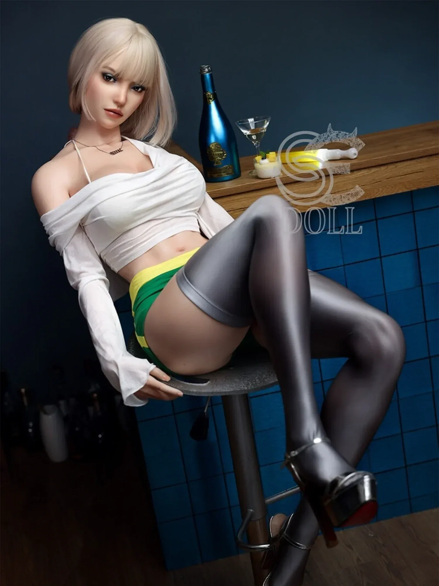 F4530-167cm(5.5ft)-34kg Jenny.M E Cup Mescular Butt Muscle European Real Silicone Medium butt Sex Doll|SE Doll view 3