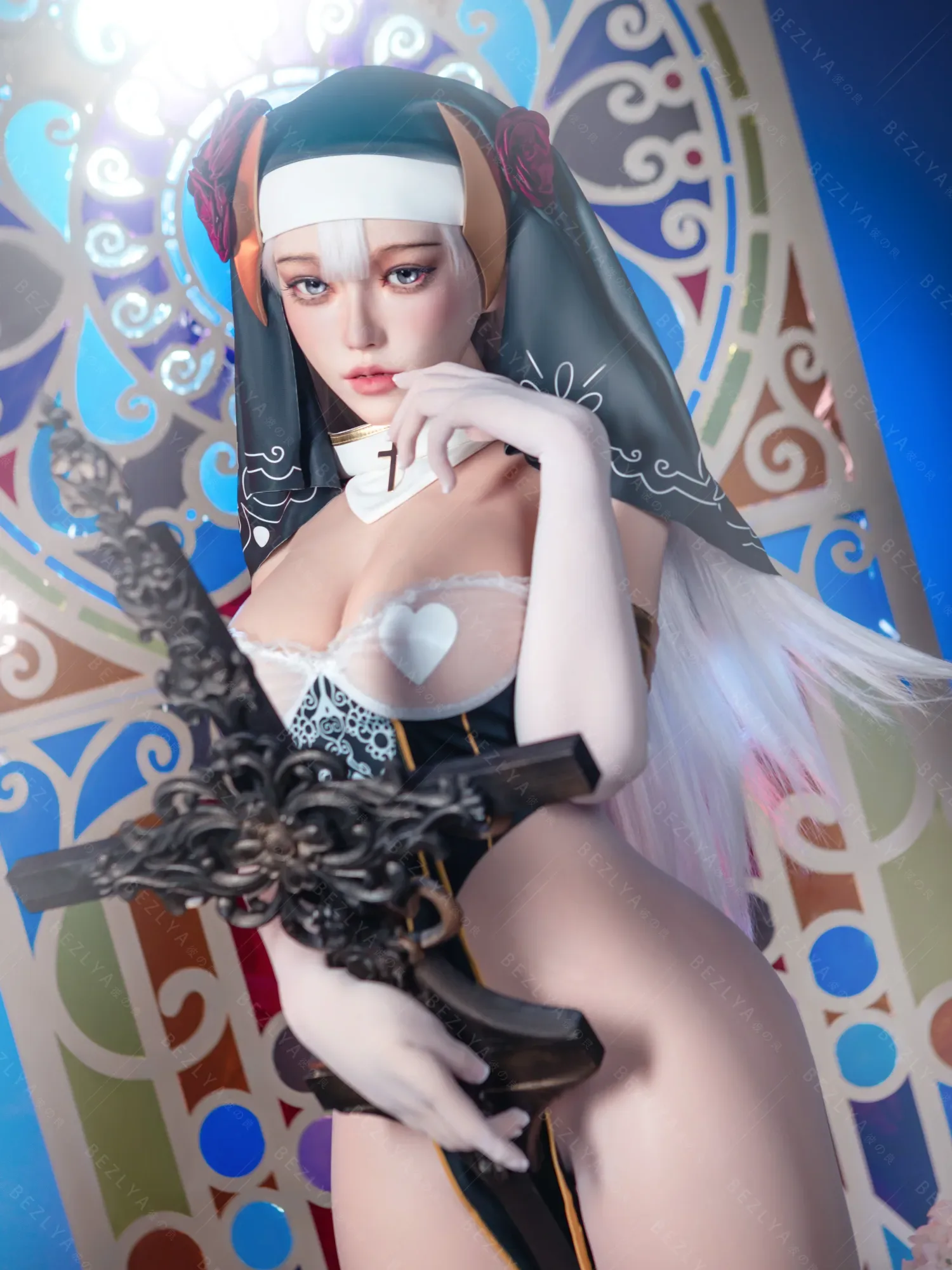 F5934-155Mcm(5.1ft)-38kg 2.2cf E Cup Mini ROS Silicone Japanese Mini Sex Doll Anime |AITIA Doll view 8