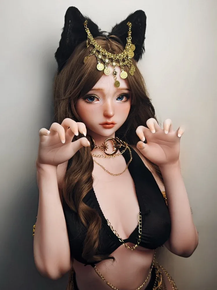 F5569-150cm\/5ft-27.5kg  Anime Hentai Silicone Sex Doll | Elsa Babe view 5
