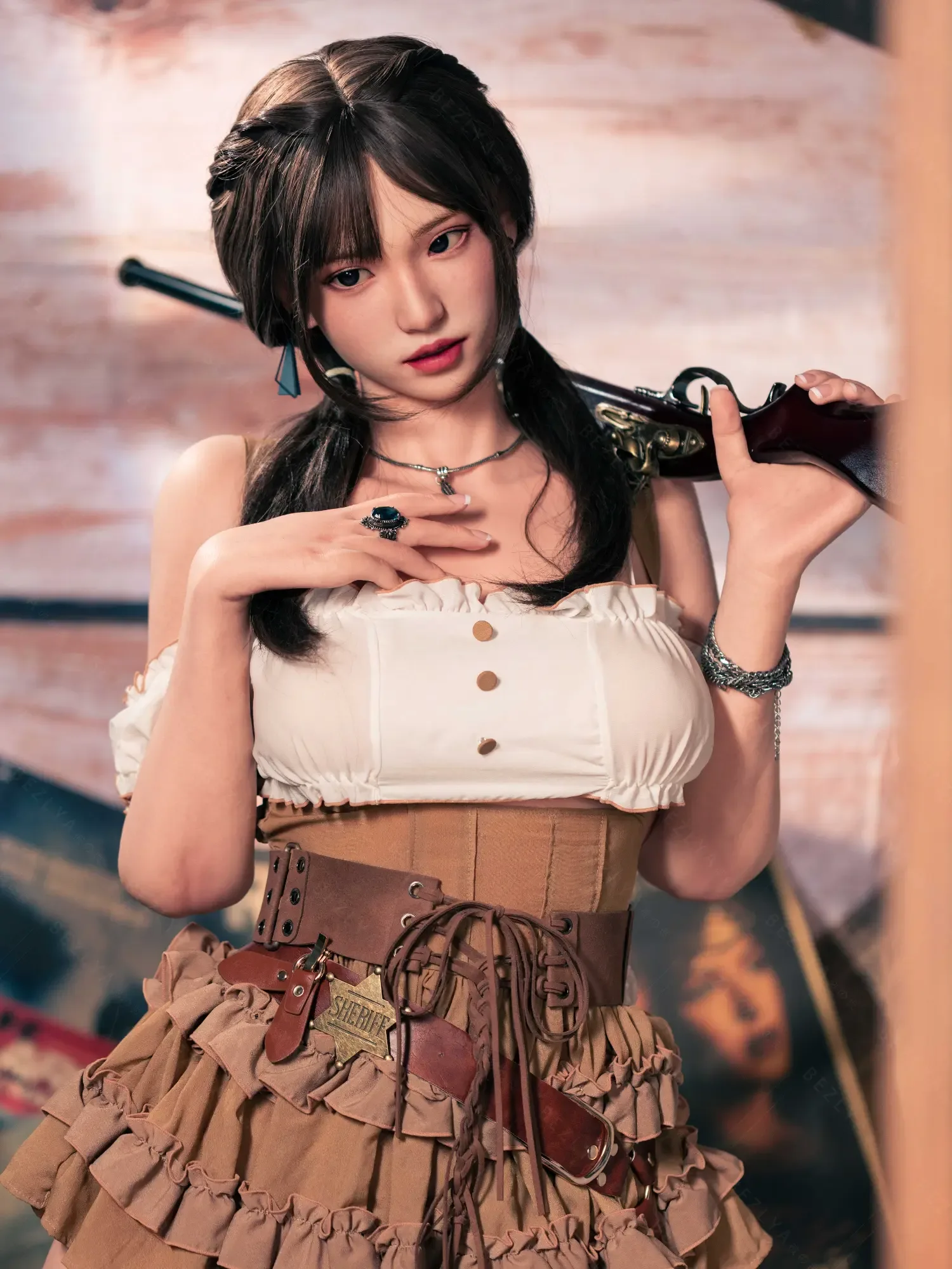 F4806-162cm(5.4ft)-39.5kg 2.2u B Cup Asian Real ROS Silicone Chinese Sex Doll|AITIA Doll view 12