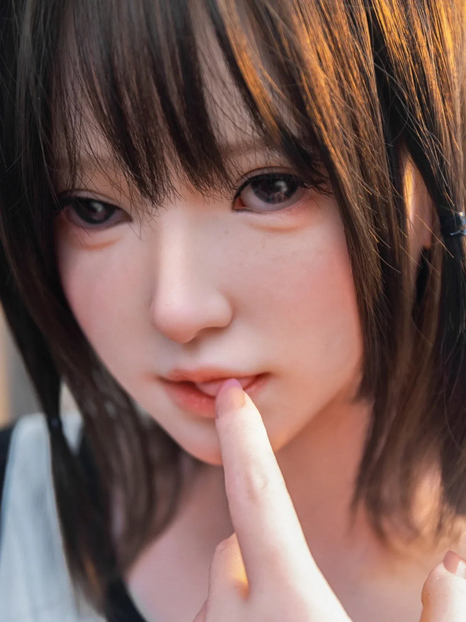 F5787—161cm\/5ft3-36.5kg A Cup Silicone Asian Sex Doll | Firefly Diary view 6