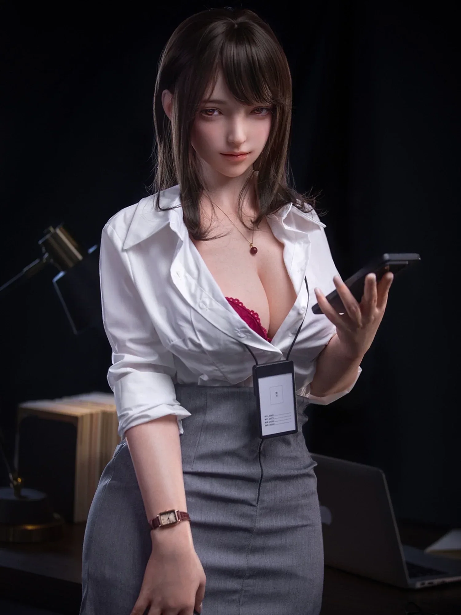 F5753—164cm\/5ft4-30kg G Cup Silicone Asian Sex Doll | Firefly Diary view 8