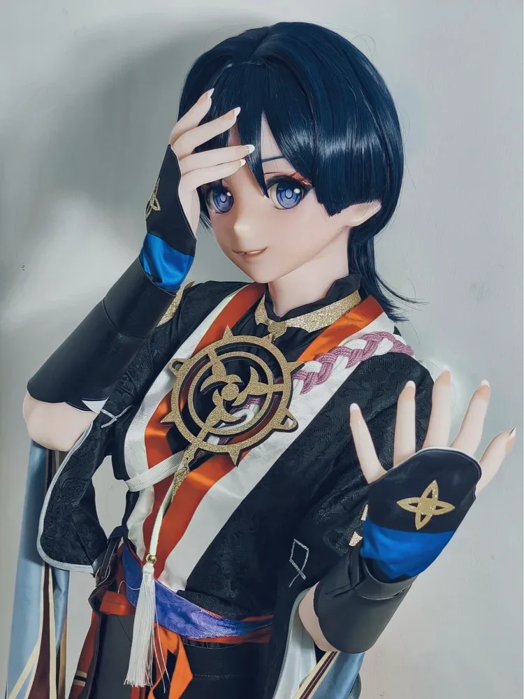 F5598-150cm\/5ft-27.5kg Anime Silicone Femboy Sex Doll - Slim Anime Pretty Boy Body | Elsa Babe