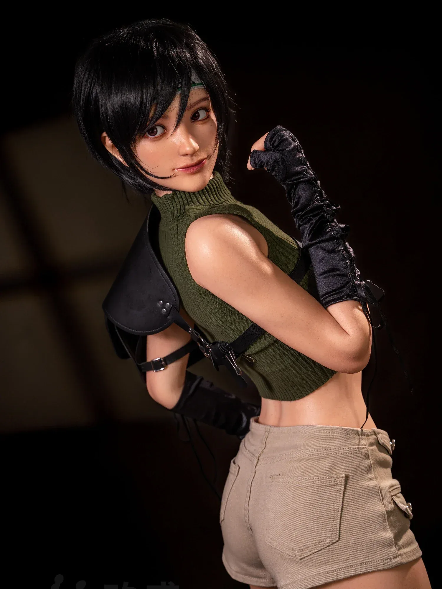 F4632—168cm\/5ft5-36.2kg C Cup Anime Silicone Femboy Sex Doll Yuffie Kisaragi | Jiusheng Doll view 6