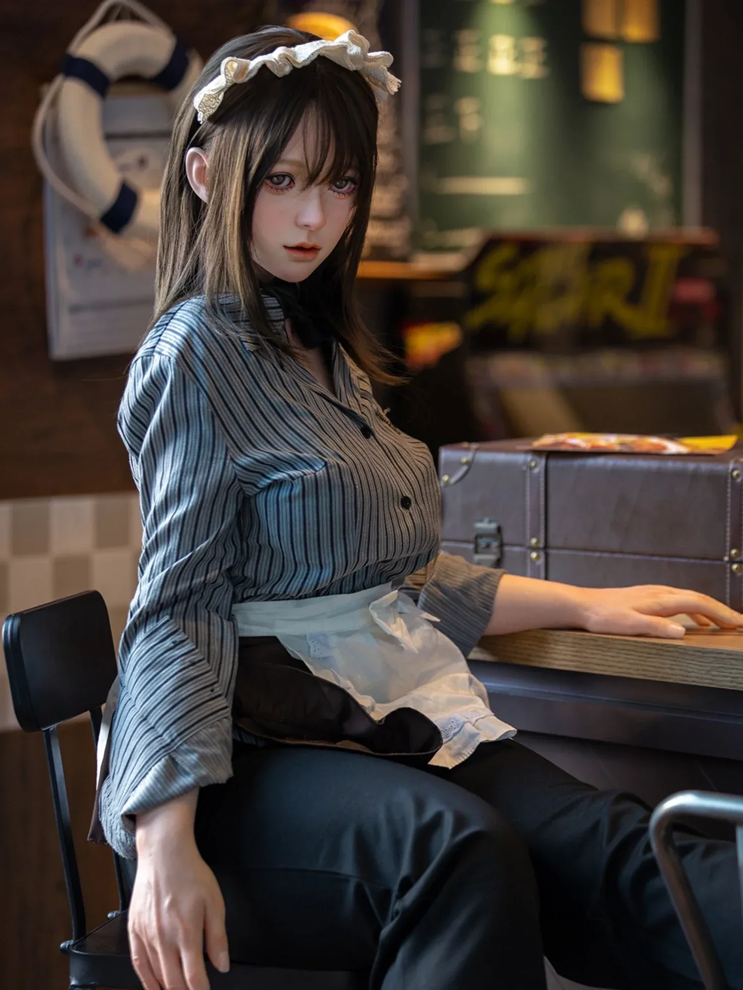F5763—159cm\/5ft2-35.5kg E Cup Silicone Asian Sex Doll  | Firefly Diary view 4