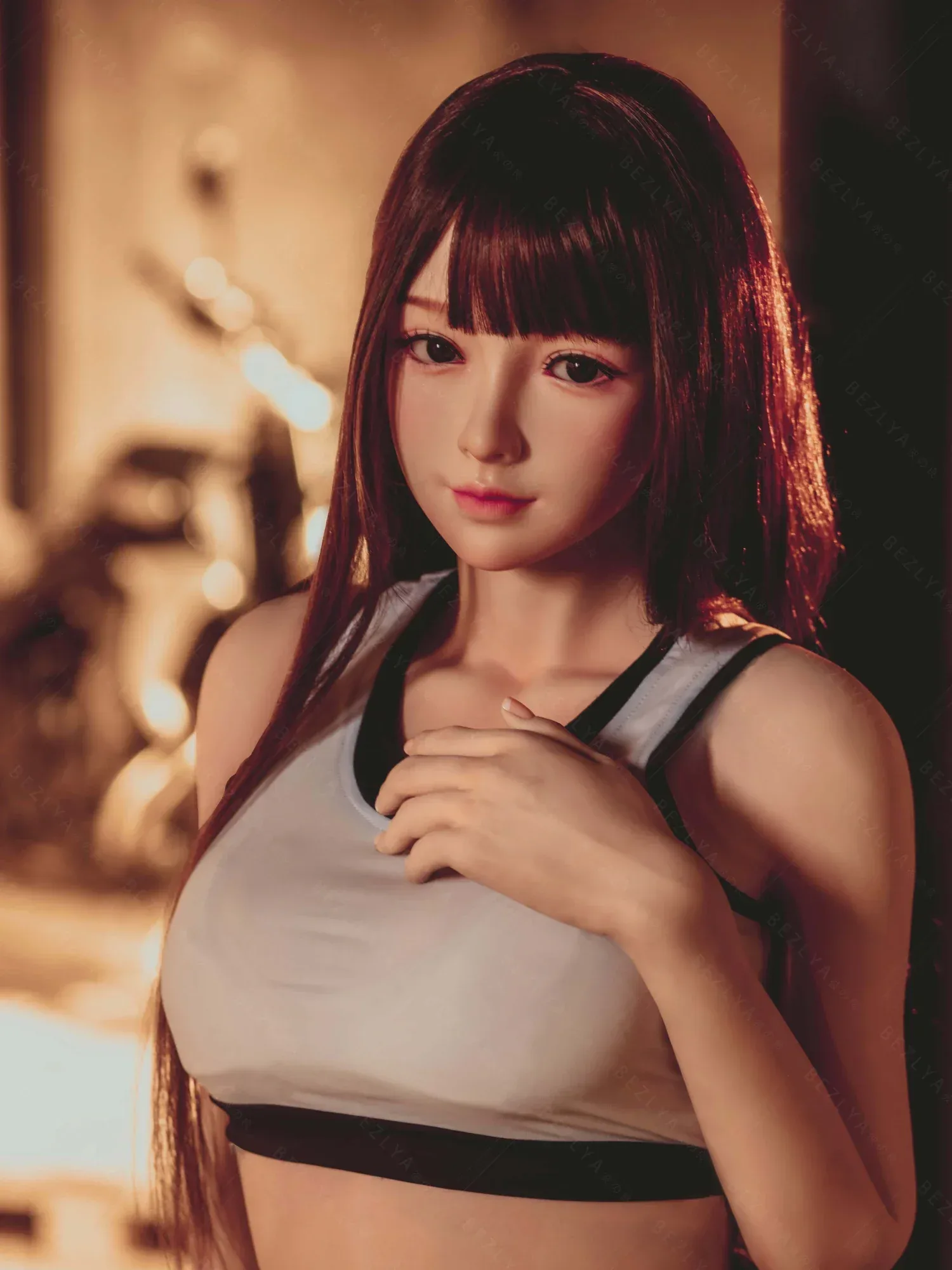 F4735-160cm(5.3ft)-34kg 2.1 B Cup Asian Real Silicone Chinese Sex Doll|Bezlya Doll view 4