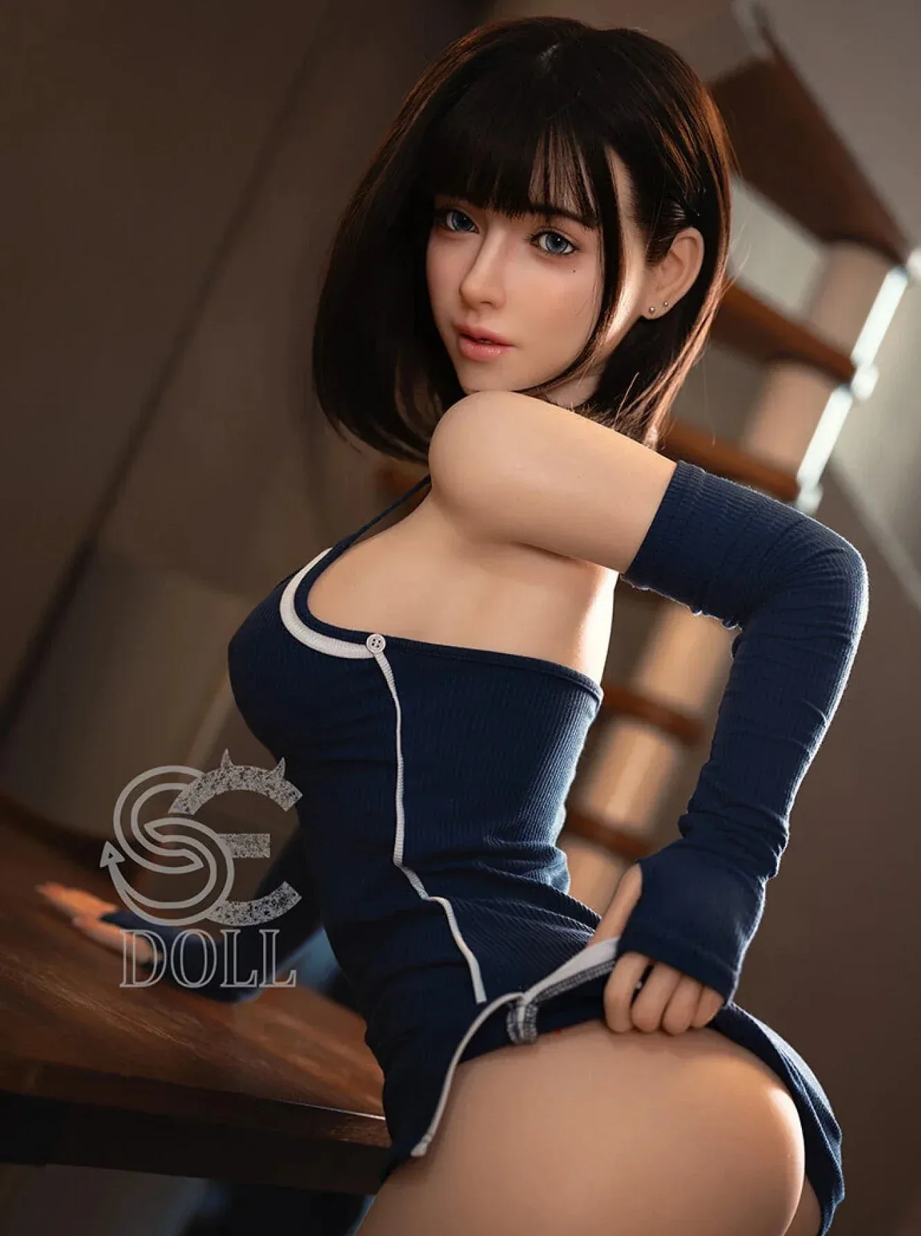 F3760-161cm(5ft4)-34kg E Cup Silicone Sexy Realistic Asian Teen Sex Doll | SE Doll view 7