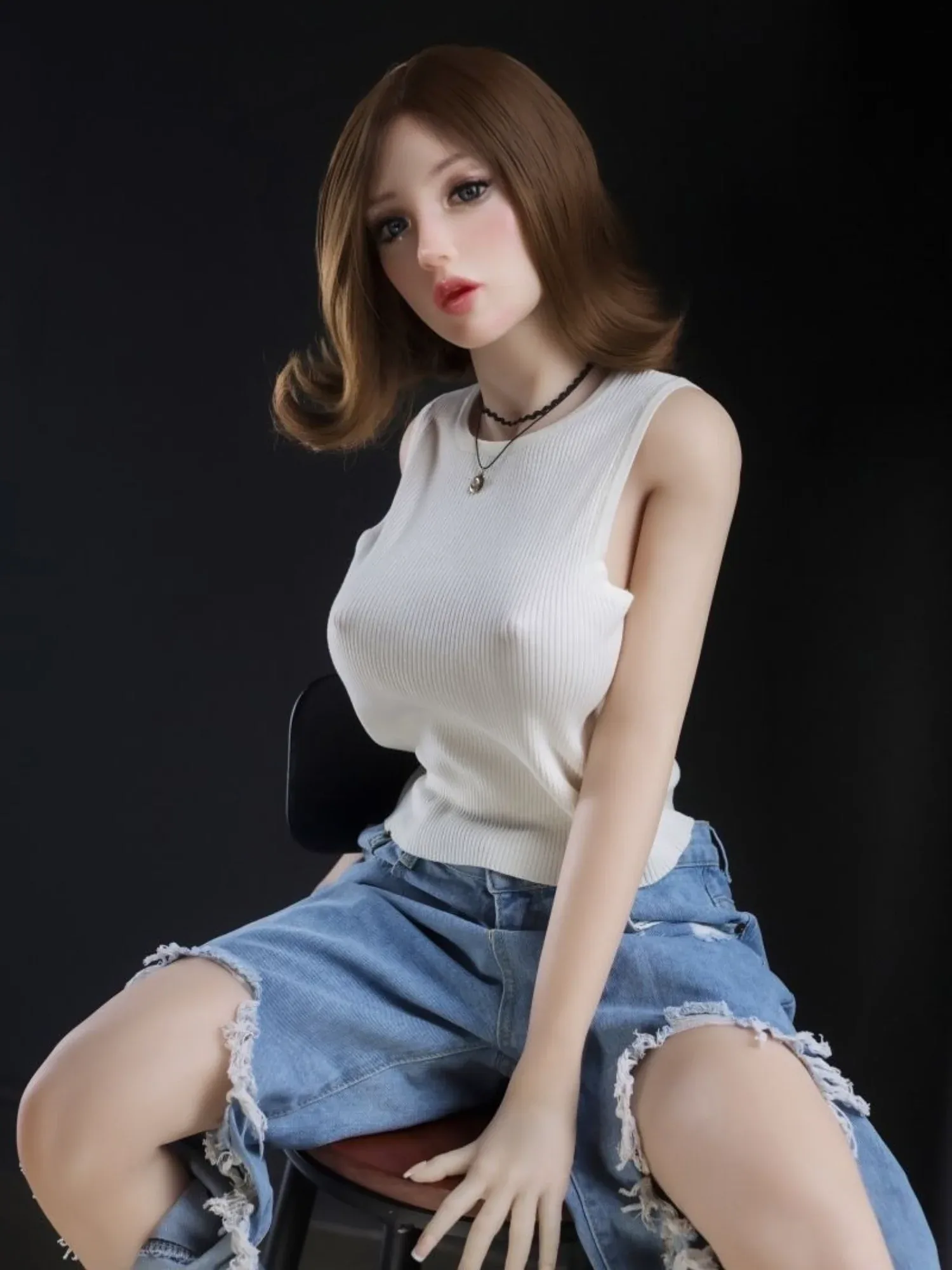 F5850—150cm\/5ft-28kg E Cup Asian Silicone Sex Doll | IL DOLL
