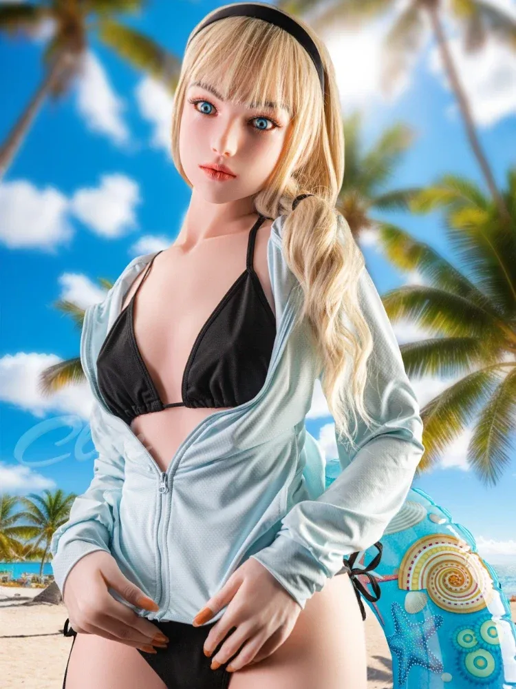 F2317-157cm(5.15ft)-35kg D Cup Gali Flat Cheast Realistic Teen Silicone Sex Doll丨Climax Doll Ultra view 5