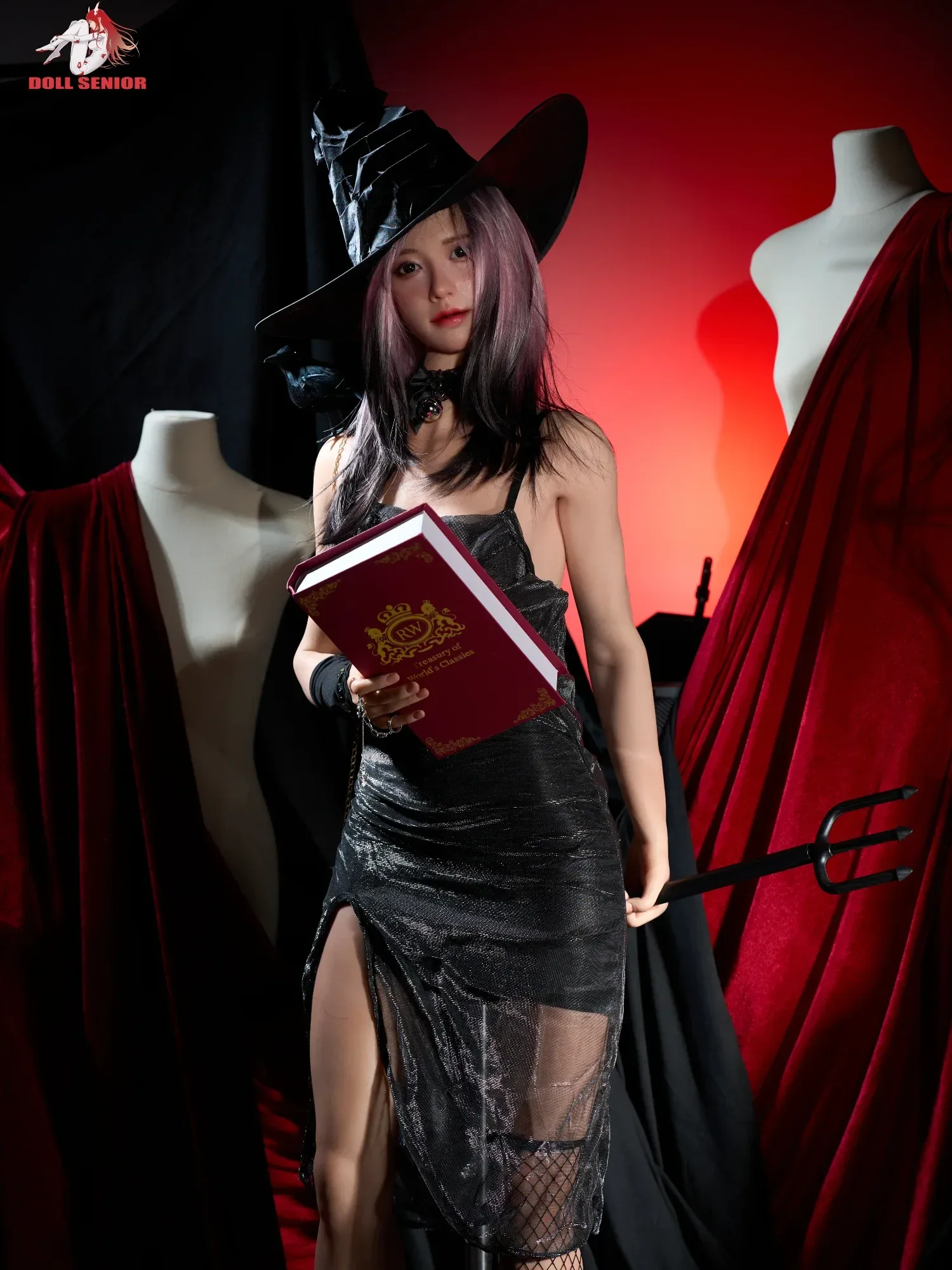 F9180- 165cm(5ft4)-35kg B Cup Silicone Halloween Flat Chest Sex Doll Vigina丨Doll senior view 6