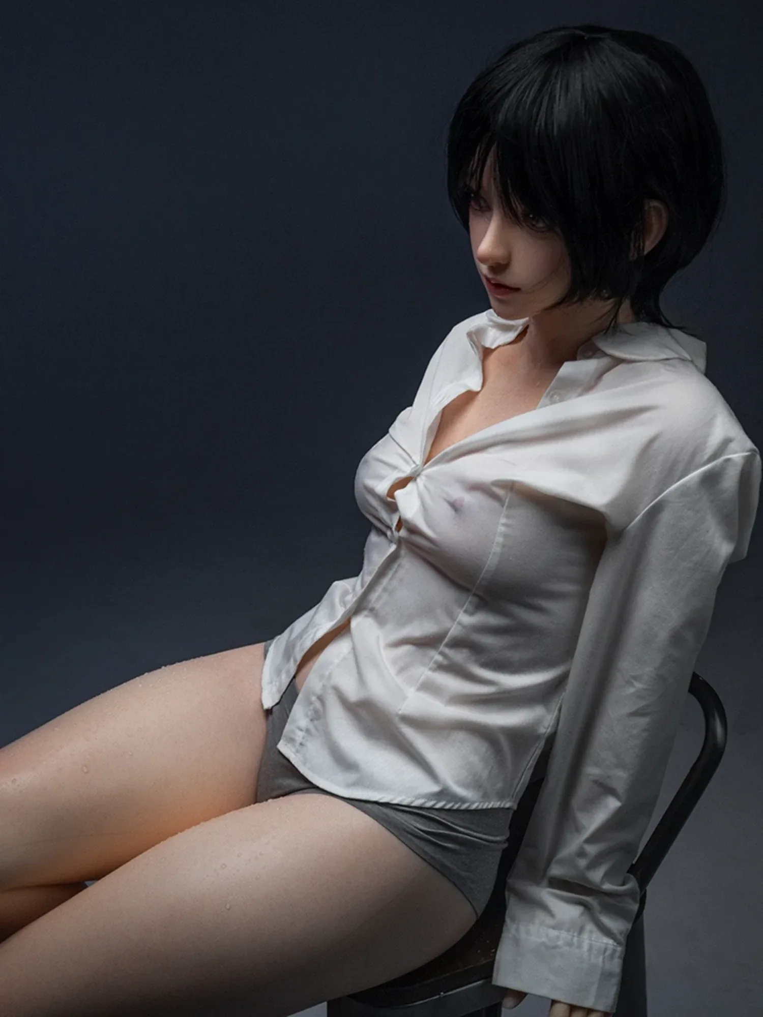 F5736—151cm\/4ft9-37.5kg\/82.7lbs A Cup Silicone Asian Chinese Sex Doll  | Firefly Diary view 6