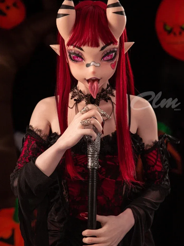 F2169-157cm(5.15ft)-35kg C Cup Meru Fantasy Tiny Alien Silicone Hentai Furry Sex Doll丨Climax Doll Ultra view 7