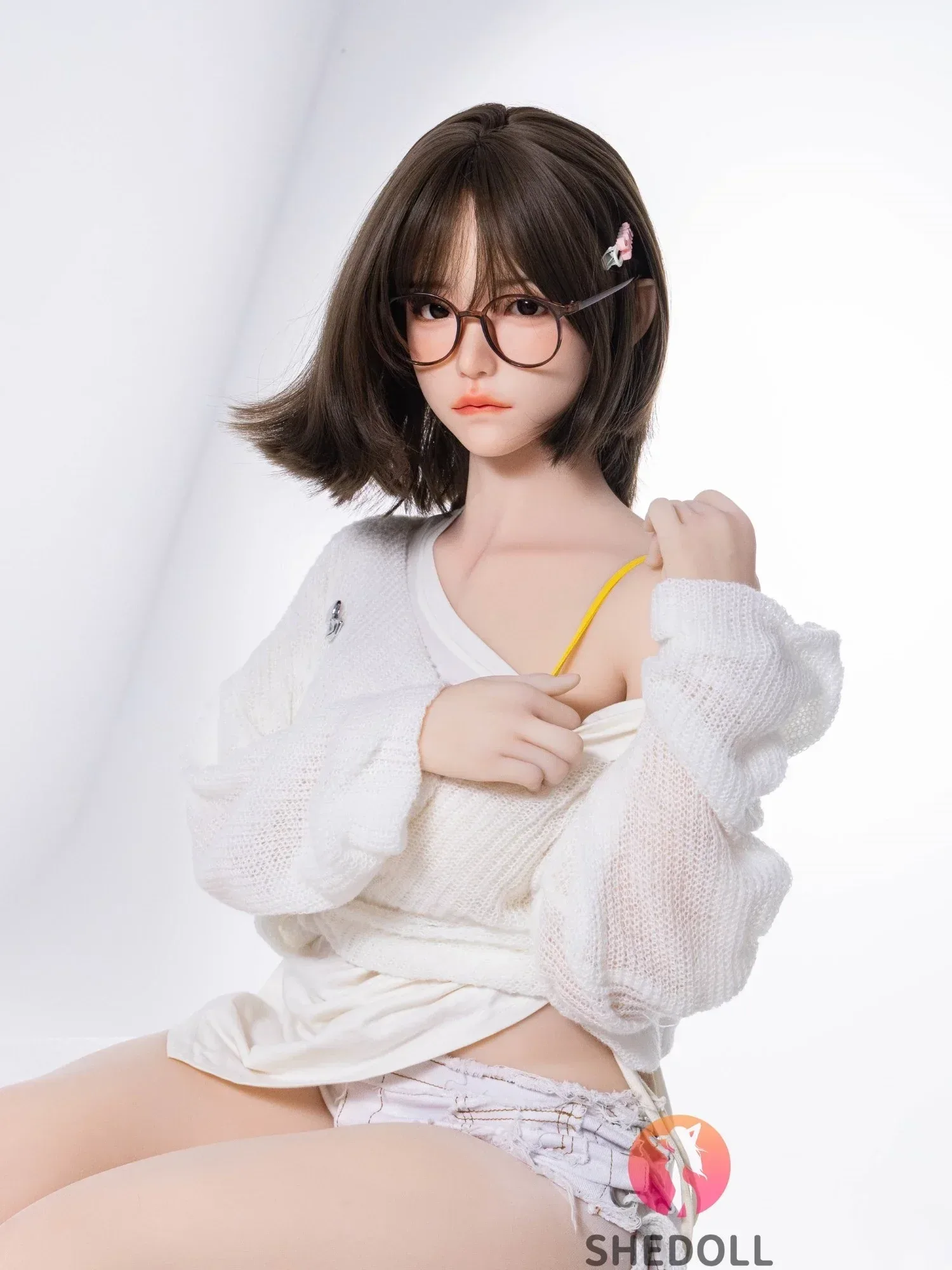 F6093—167cm\/5.5ft-45kg D Cup Asian ROS Silicone Head TPE Body Sex Doll | SHEDOLL view 11
