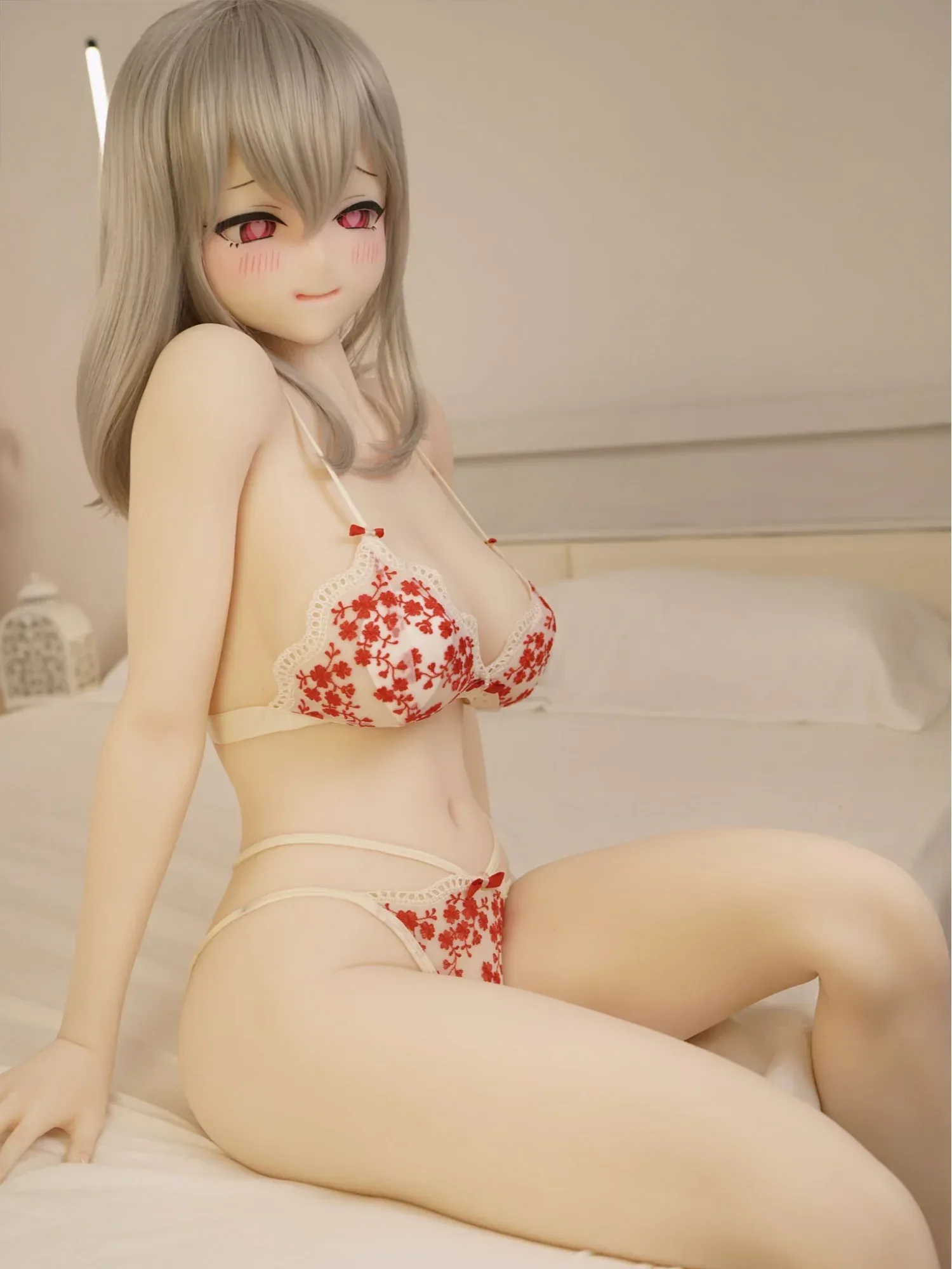 F5906-152cm(4ft12)-32kg Rio A C Cup S-TPE Gel filled Breasts Anime Hentai Sex Doll | IROKEBIJIN Doll view 7