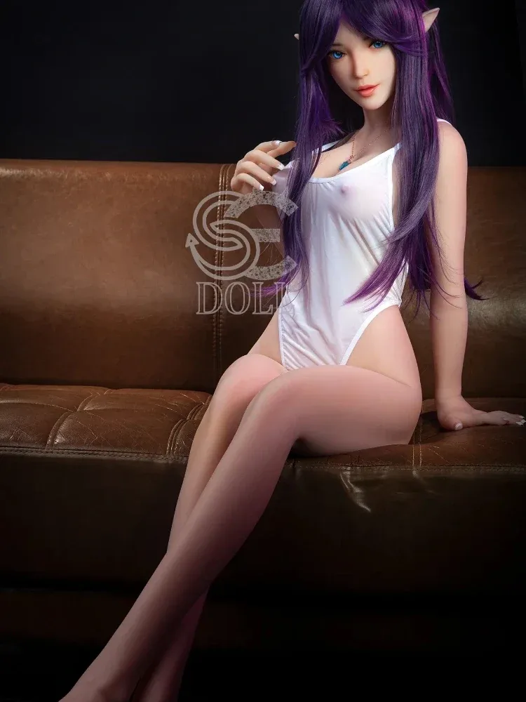 F858-151cm\/4ft9(25kg) Olivia E Cup TPE Purple Hair Elf Girl Sex Doll | SE Doll view 8