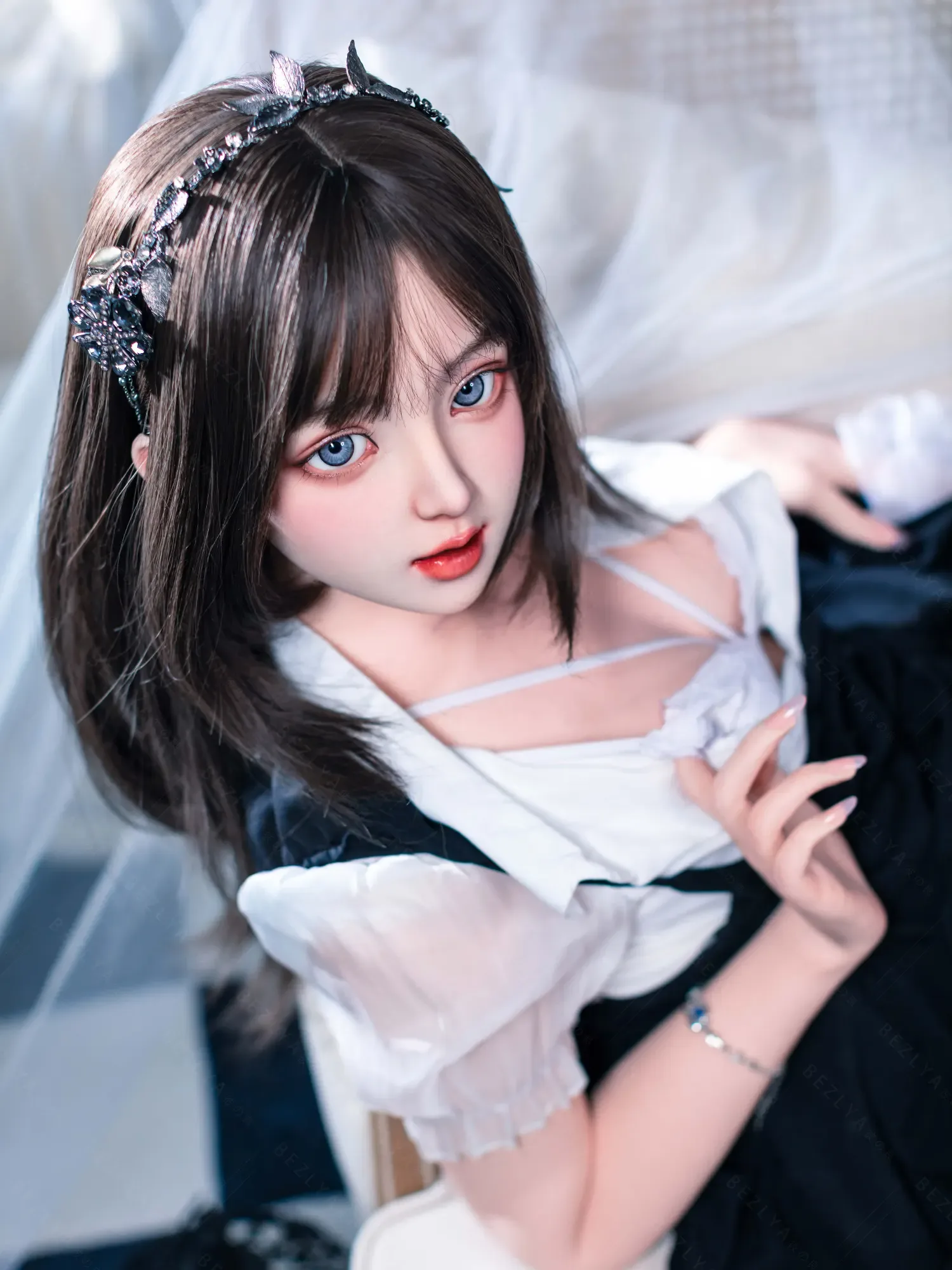 F4794-155Rcm(5.1ft)-32.5kg 2.1 A Cup Asian Real Silicone Chinese Sex Doll|Bezlya Doll view 6