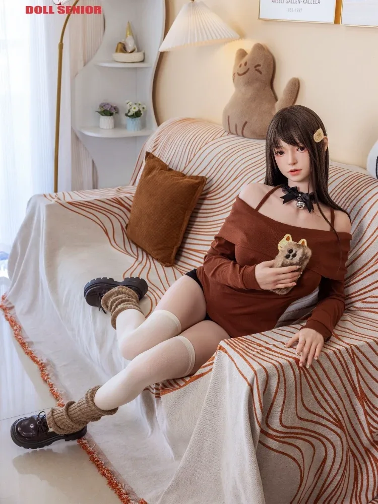 F7660- 163cm(5ft4)-35kg E Cup ROS Silicone Sex Dolls Meixiao with Implanted Hair+Gel Breast丨Doll senior view 7