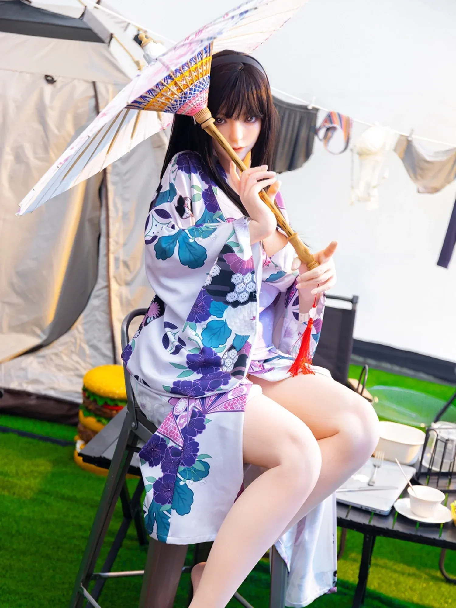F5777—164cm\/5ft4-30kg G Cup Silicone Asian Sex Doll | Firefly Diary view 6