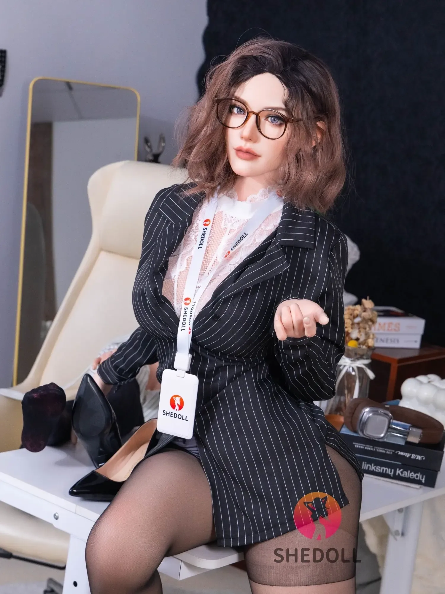 F6087—170cm\/5ft6-57kg E Cup Silicone Sex Doll | SHEDOLL view 3