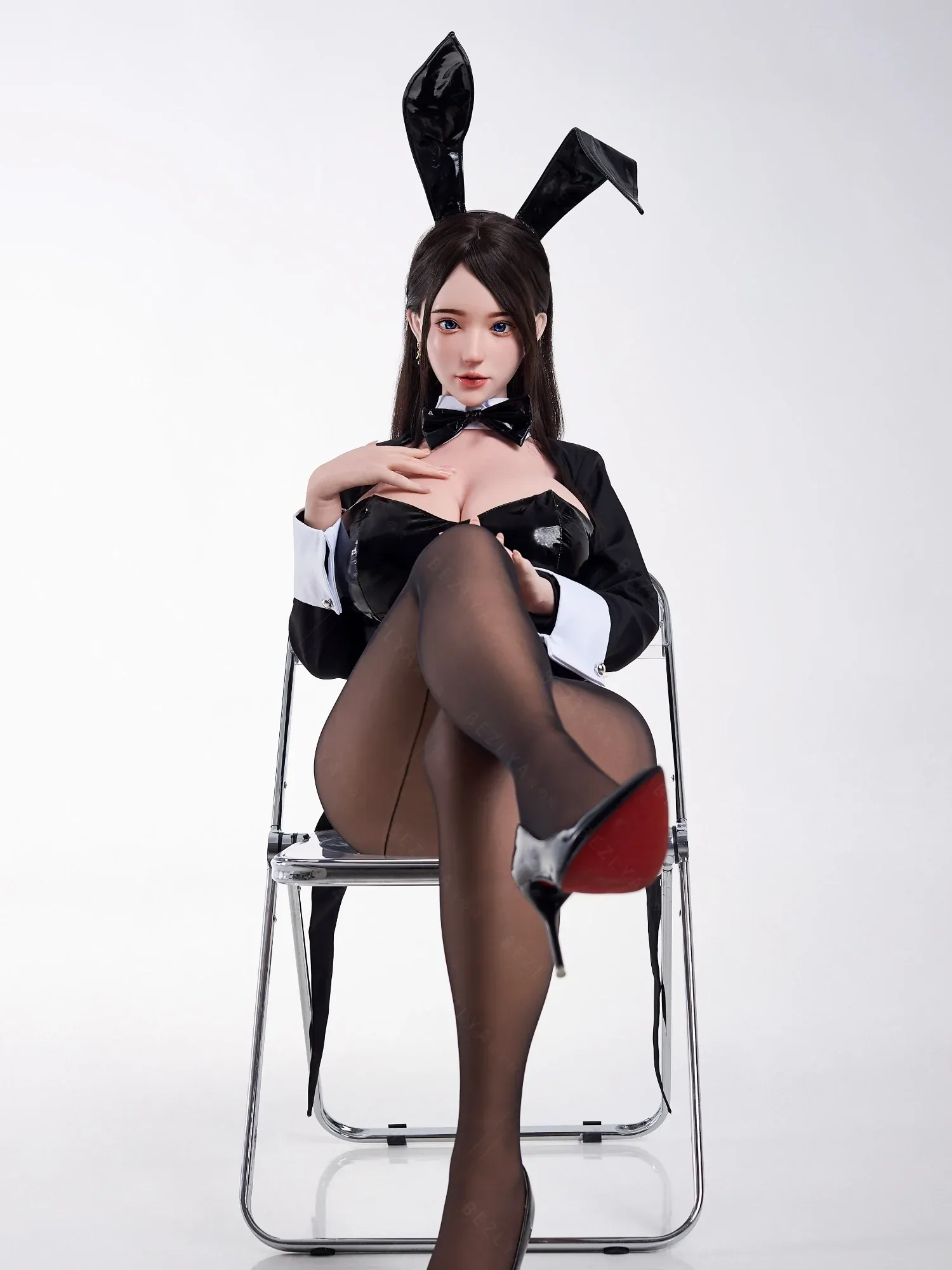 F7116-161cm(5.28ft)-32.8kg 2.1 I Cup Robot Silicone Head Adult Asian Sex Doll|Bezlya Doll view 5