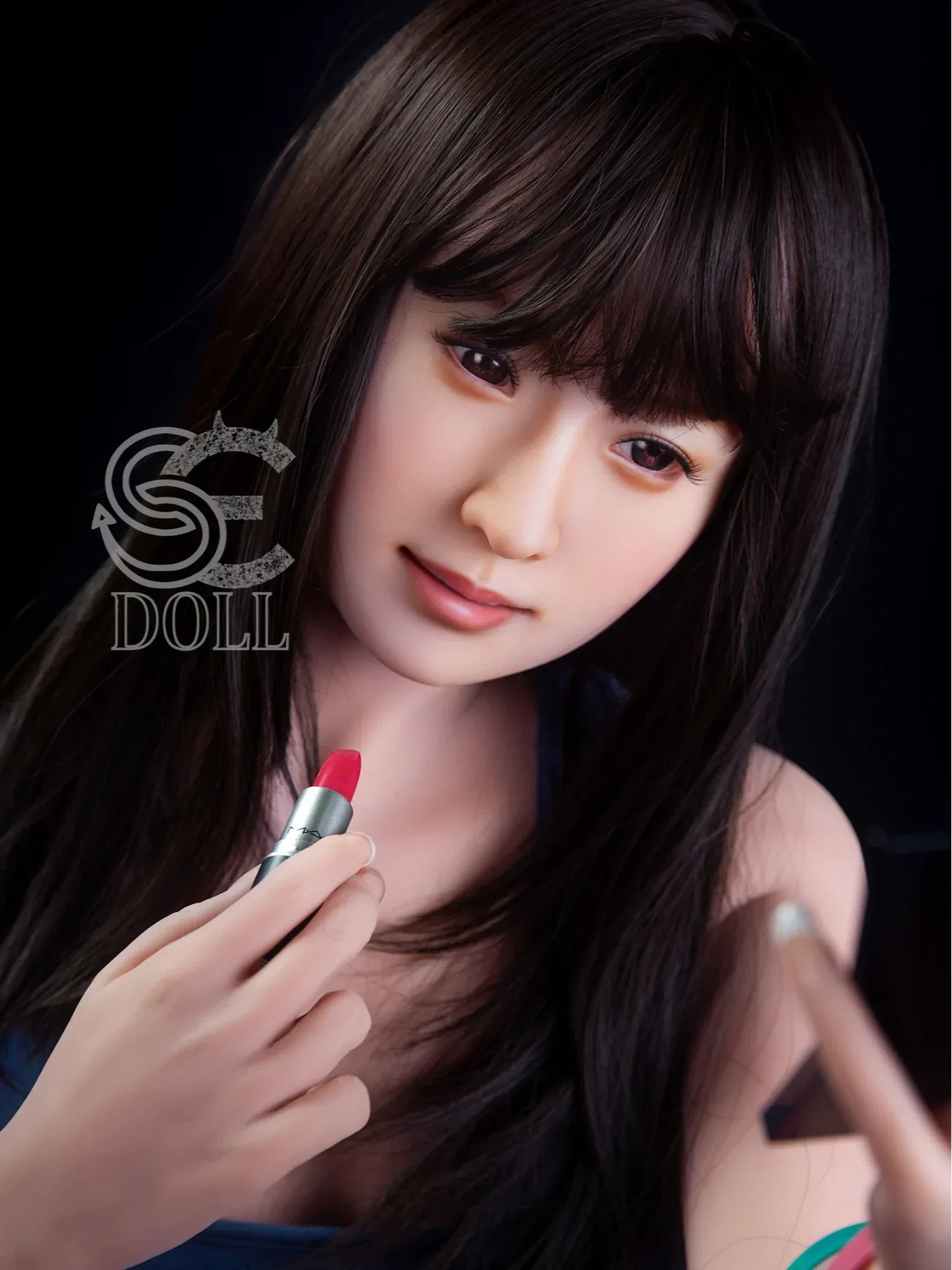 F3731-163cm(5.3ft)-37kg Gessica E Cup TPE Brunette Big Tits Cute Japanese Sex Doll|SE Doll view 6