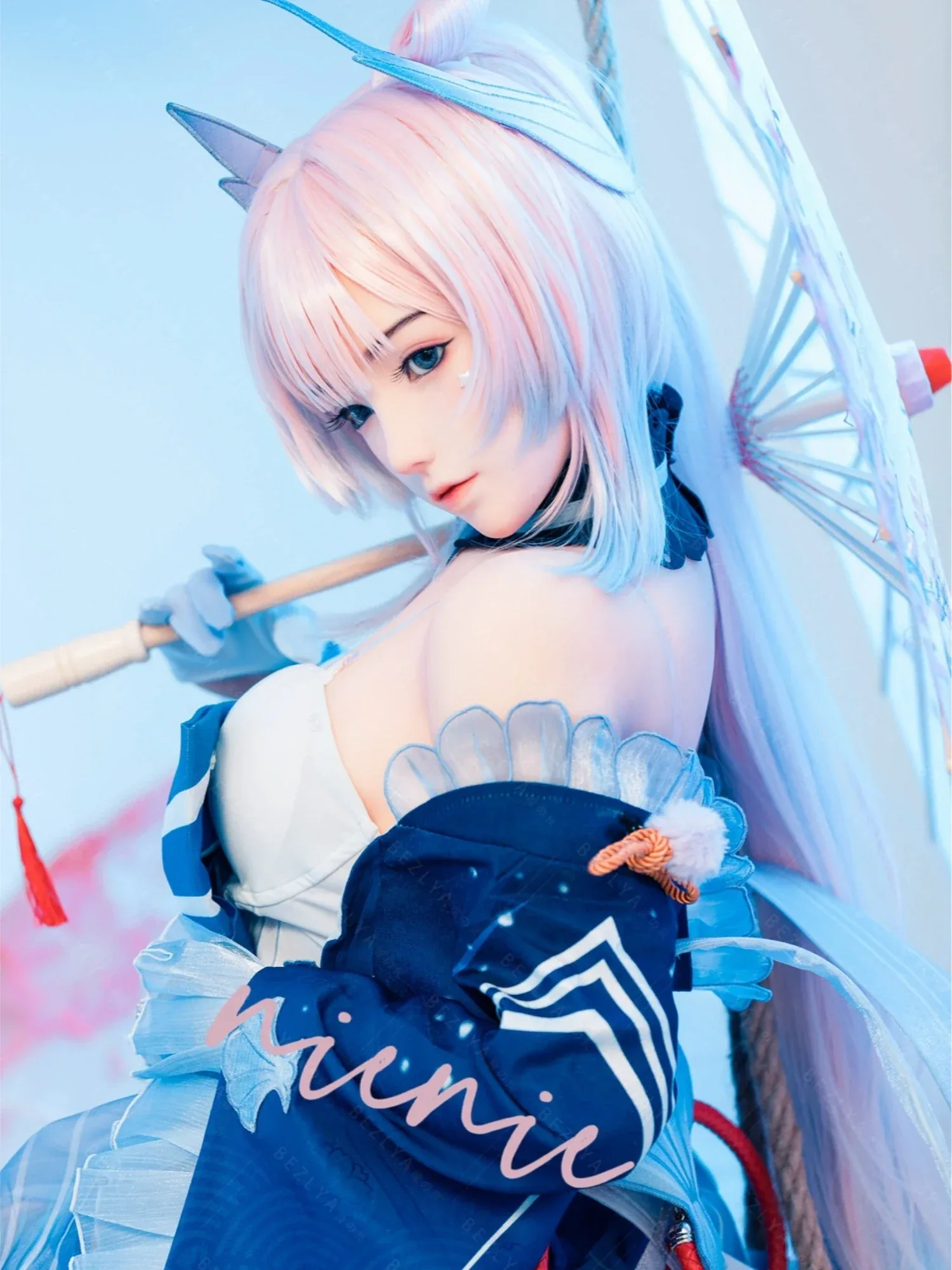 F7126-155Rcm(5.1ft)-37kg 2.0 A Cup Robot Silicone Head Adult Asian Chinese Sex Doll|Bezlya Doll view 10