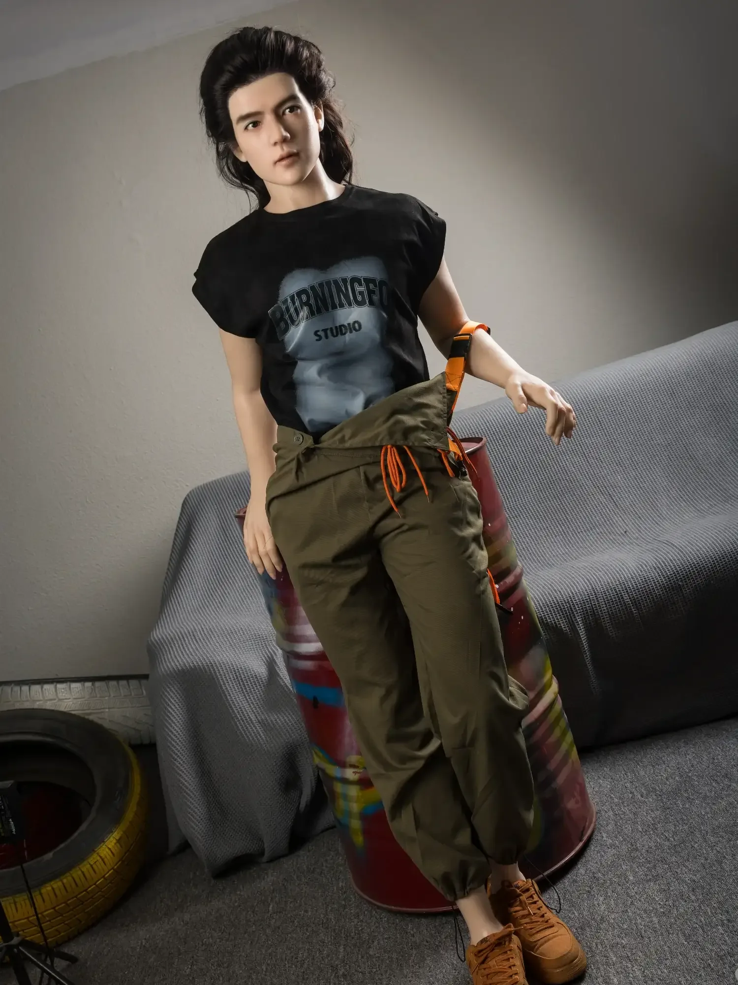 F4612-177cm\/5ft10-55kg full size male sex doll Femboy Sex Doll Porn - Qita doll view 5