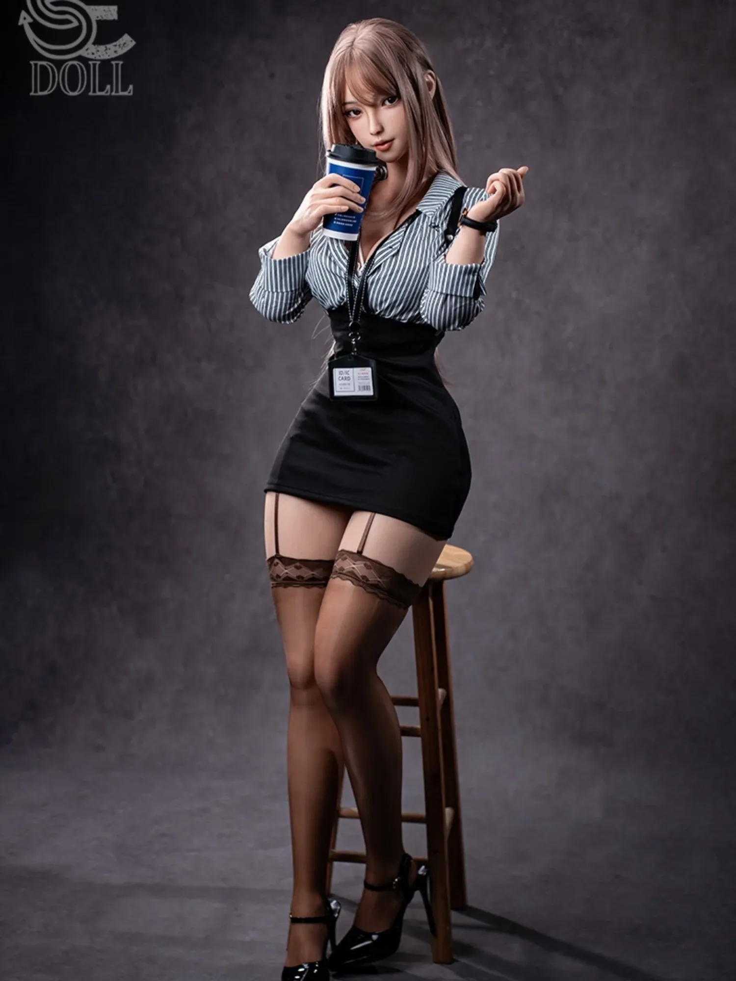 F6324-T161cm(5.3ft)-34kg C Cup Realistic Skin Silicone Asian Sex Doll|SE Doll view 6