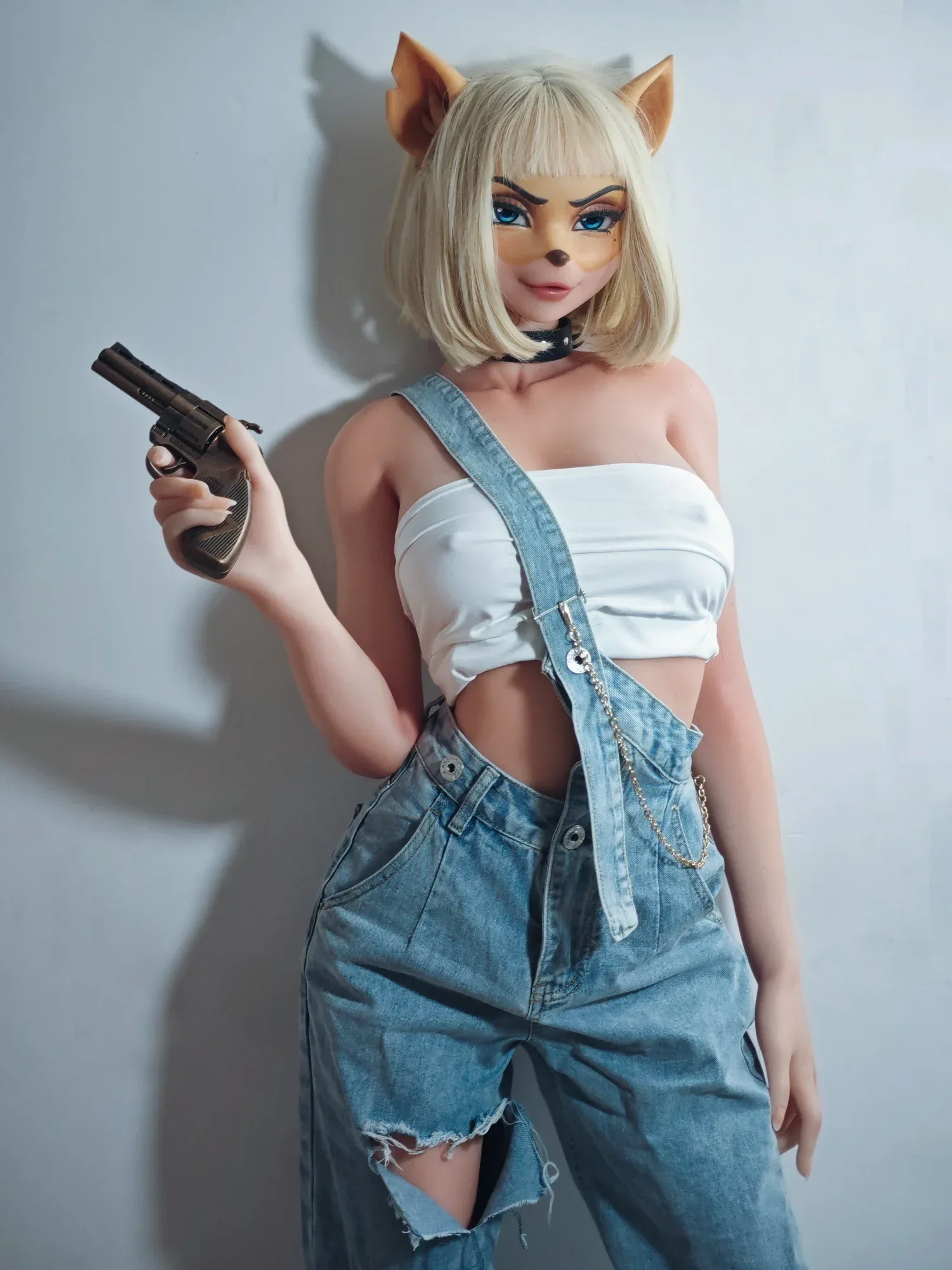F3811-165cm\/5ft4 Zana Fox Silicone Anime Hentai Furries Sex Doll | Elsa Babe view 6