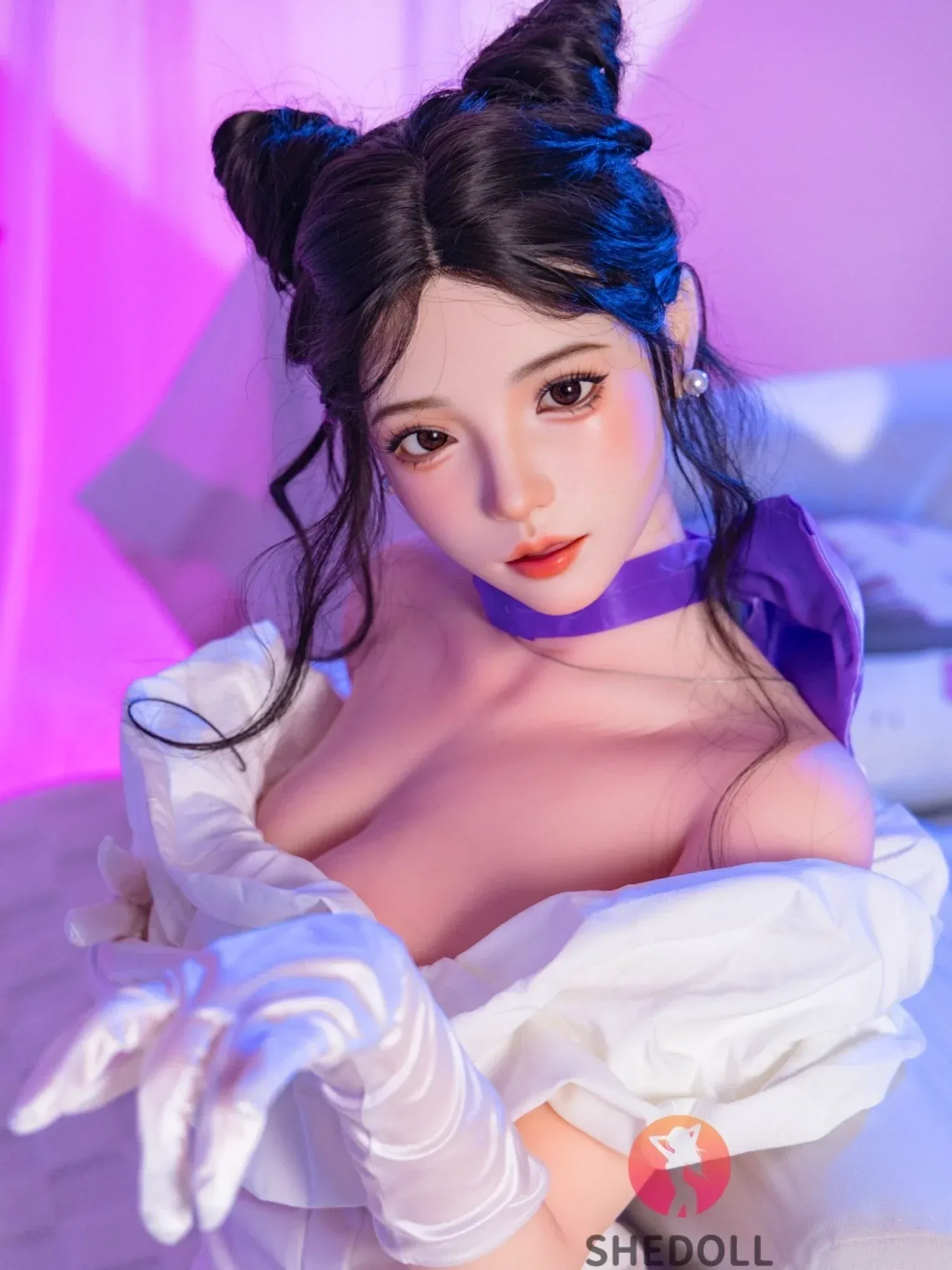 F6084—168cm\/5ft5-41kg D Cup Asian ROS Silicone Head TPE Body Sex Doll | SHEDOLL