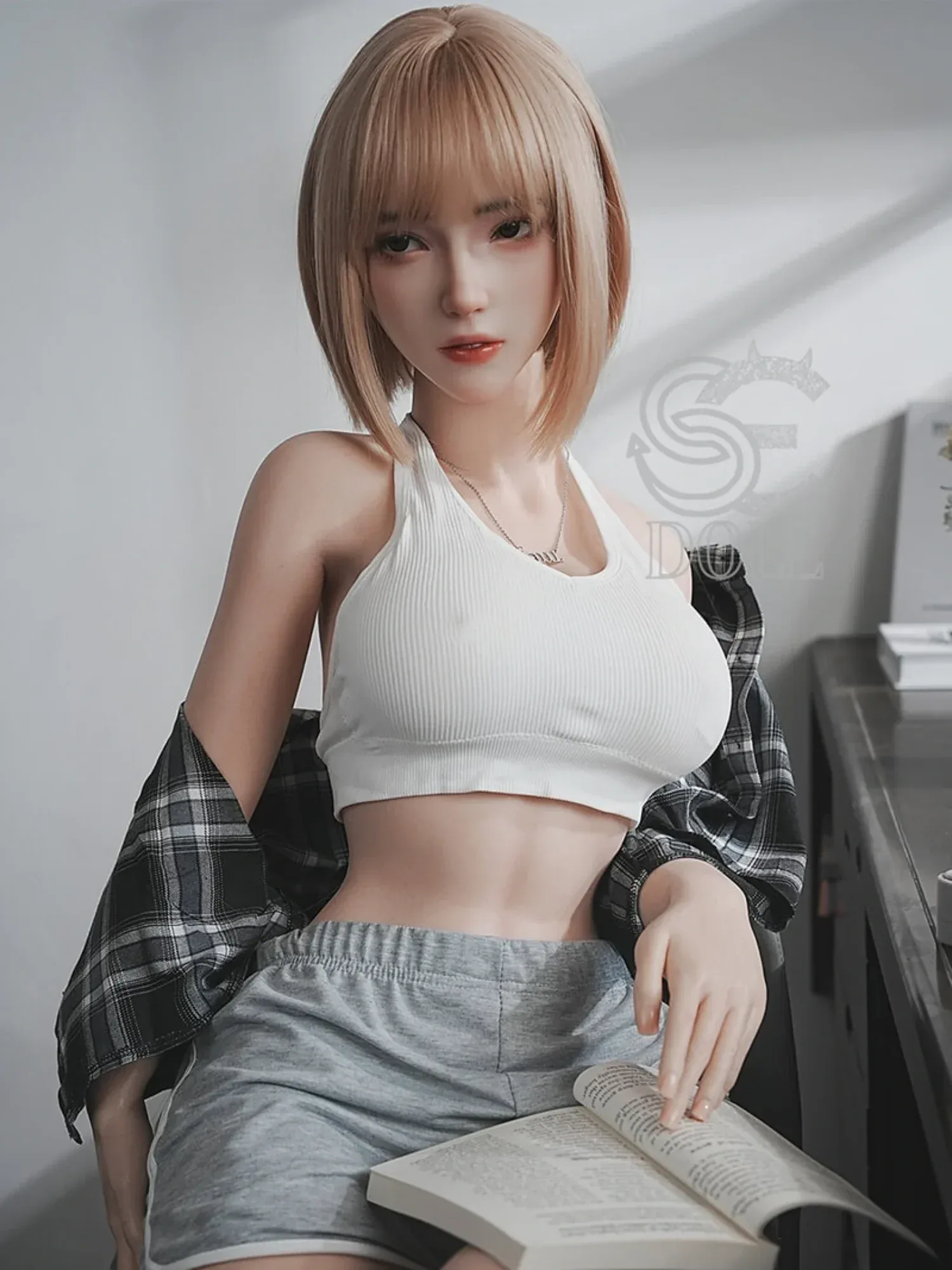 F4528-161cm(5.3ft)-34kg Bridget.A E Cup Large Breast Skinny Asian Medium butt Real Silicone Love Doll|SE Doll view 3
