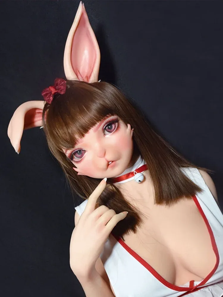 F1528-150cm\/5ft-27.5kg Full Silicone Cosplay-Inspired Furry Rabbit Sex Doll – Real Fur Touch \u0026 Lifelike Flexibility | Elsa Babe view 2