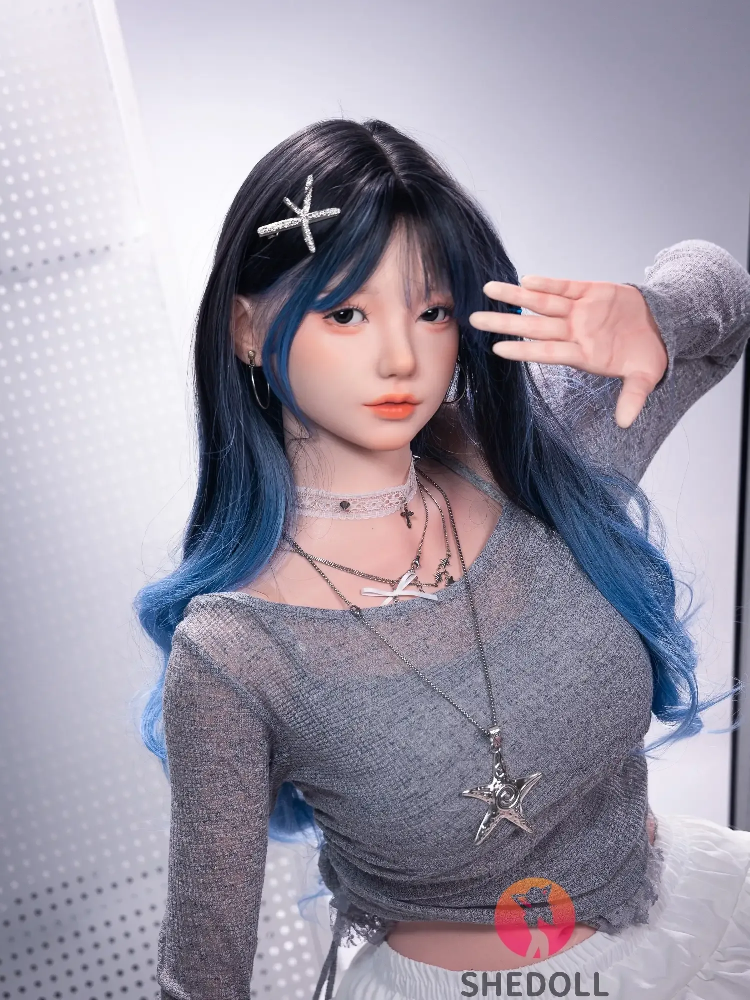 F6172—168cm\/5ft5-47kg D Cup Lifelike Asian ROS Silicone Sex Doll | SHEDOLL view 9