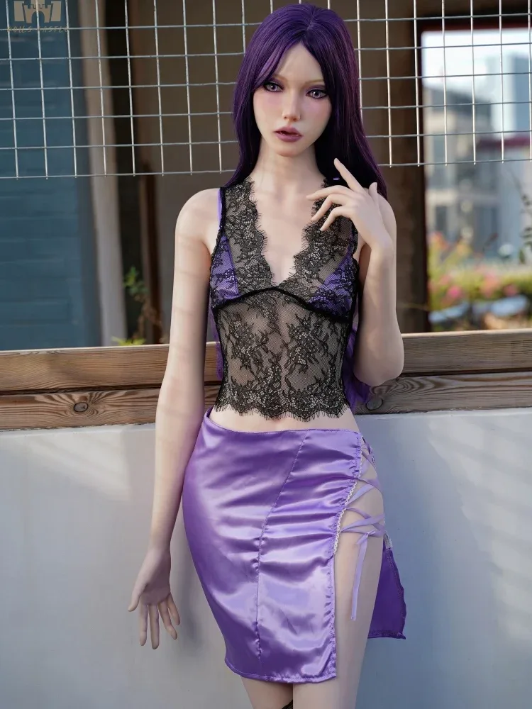 F7667-170cm\/5ft7-27kg A Cup Silicone Flat Chest Full Body Sex Doll Natalie|Doll Castle view 3