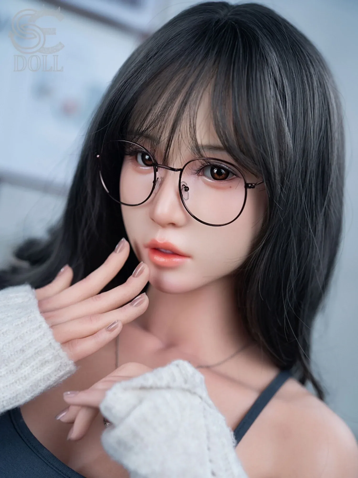 F6334-T153cm(5ft)-27kg A Cup Realistic Skin Silicone Asian Sex Doll Small Breasts|SE Doll view 8