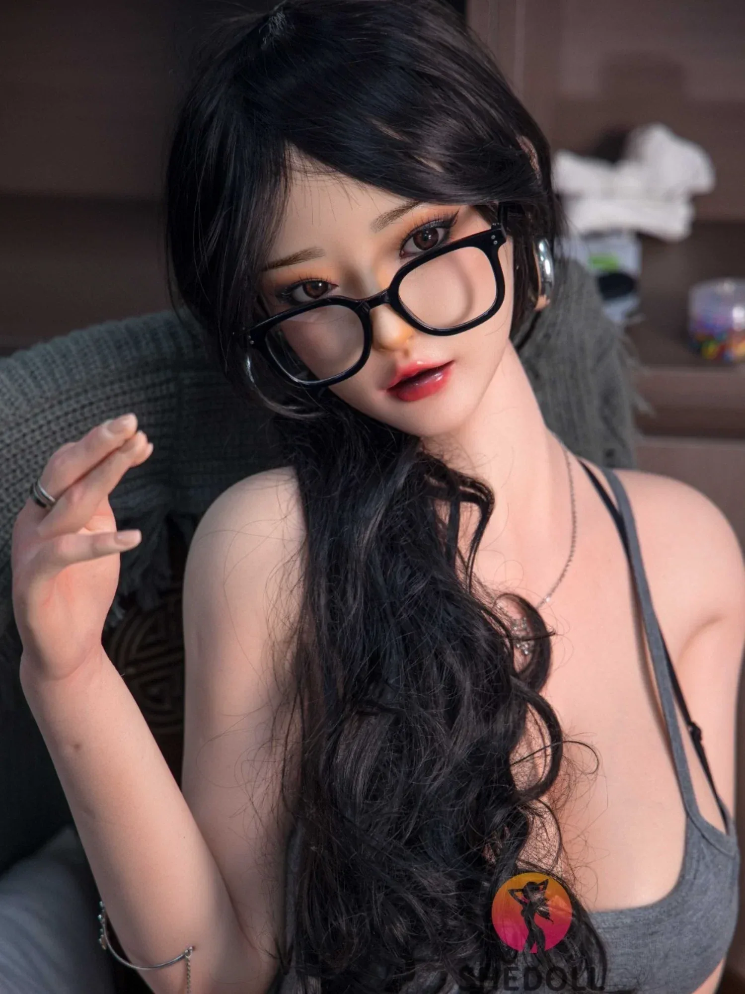 F6020—163cm\/5ft4-51kg H Cup Asian ROS Silicone Sex Doll | SHEDOLL view 5