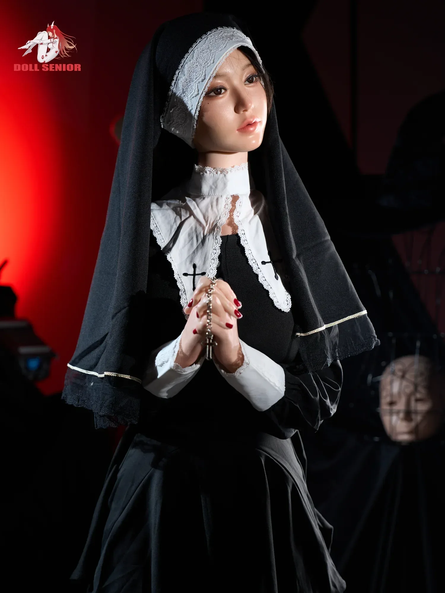 F9177- 163cm(5ft4)-35kg E Cup Silicone ROS Halloween Lifesize Sex Dolls丨Doll senior view 2