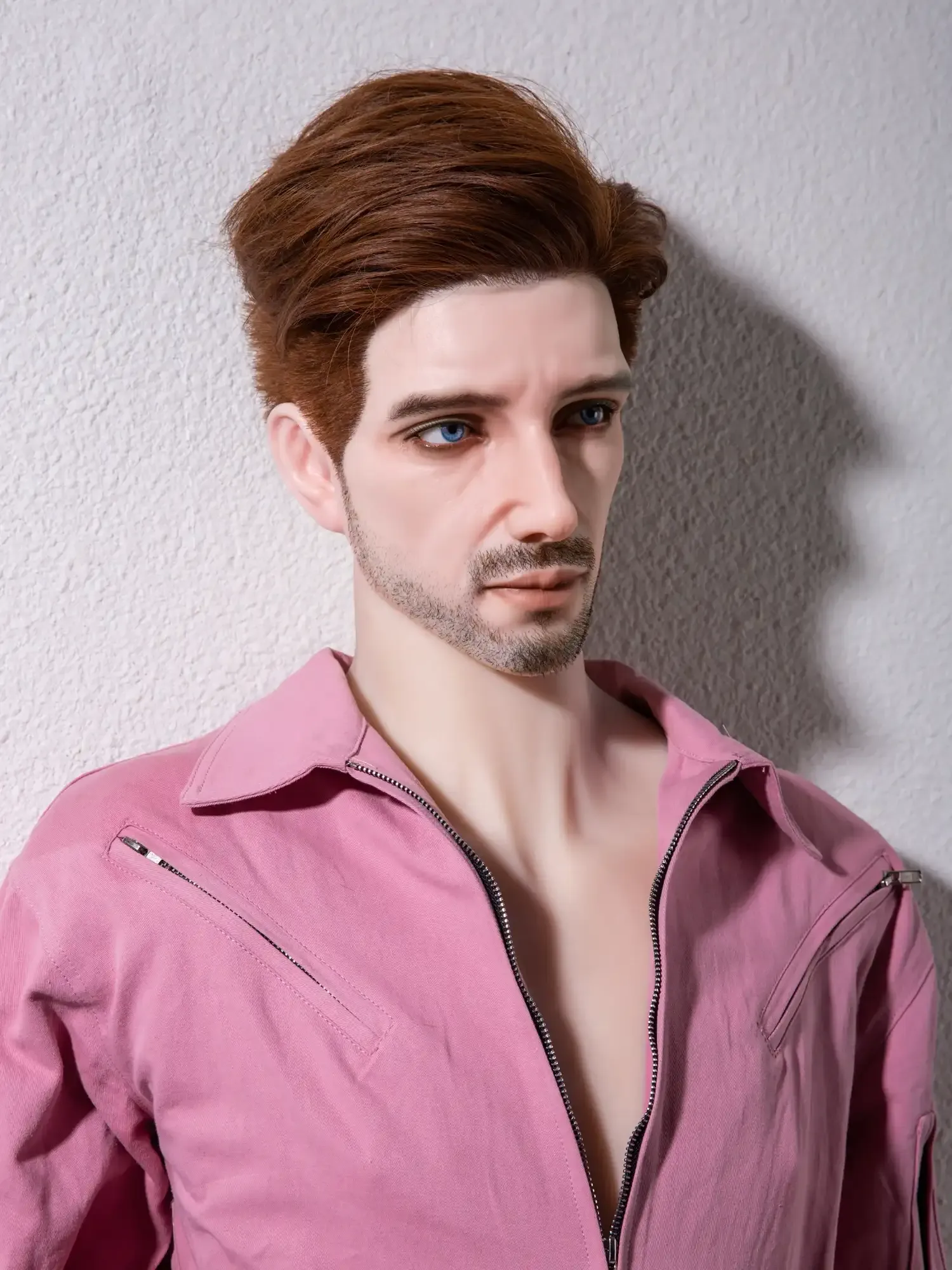 F4609-175cm\/5ft9-58kg Femboy Sex Doll Realistic Silicone Head Male - Qita doll view 7