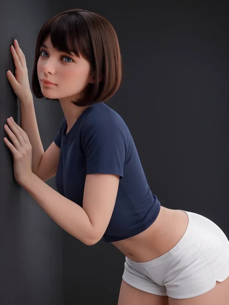 F4360-151cm(4ft11)-37kg F Cup Asian Silicone Head Mini Sex Doll | Aibei Doll view 6