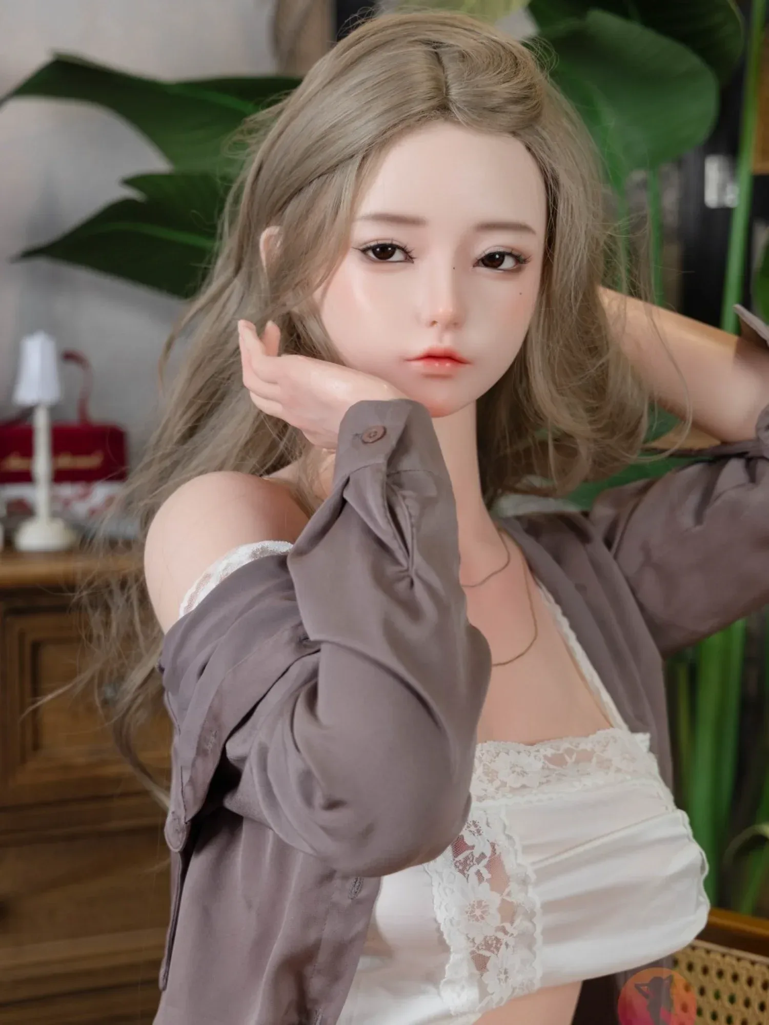 F6081—165cm\/5ft4-56kg E Cup Asian ROS Real Skin Texture Silicone Sex Doll | SHEDOLL